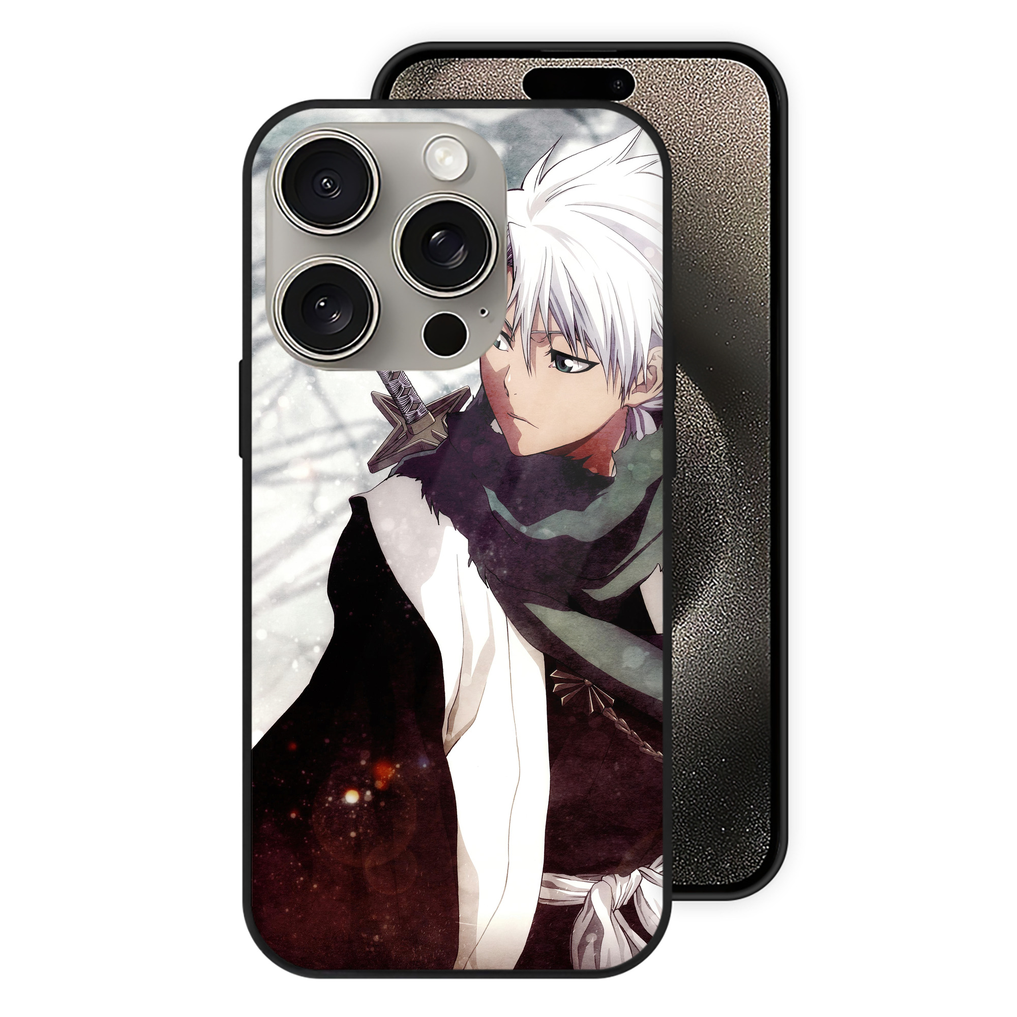 （画像用） ブリーチ BLEACH 【iPhone15Pro対応】スマホケース 耐衝撃＆黄変防止 背面ガラス