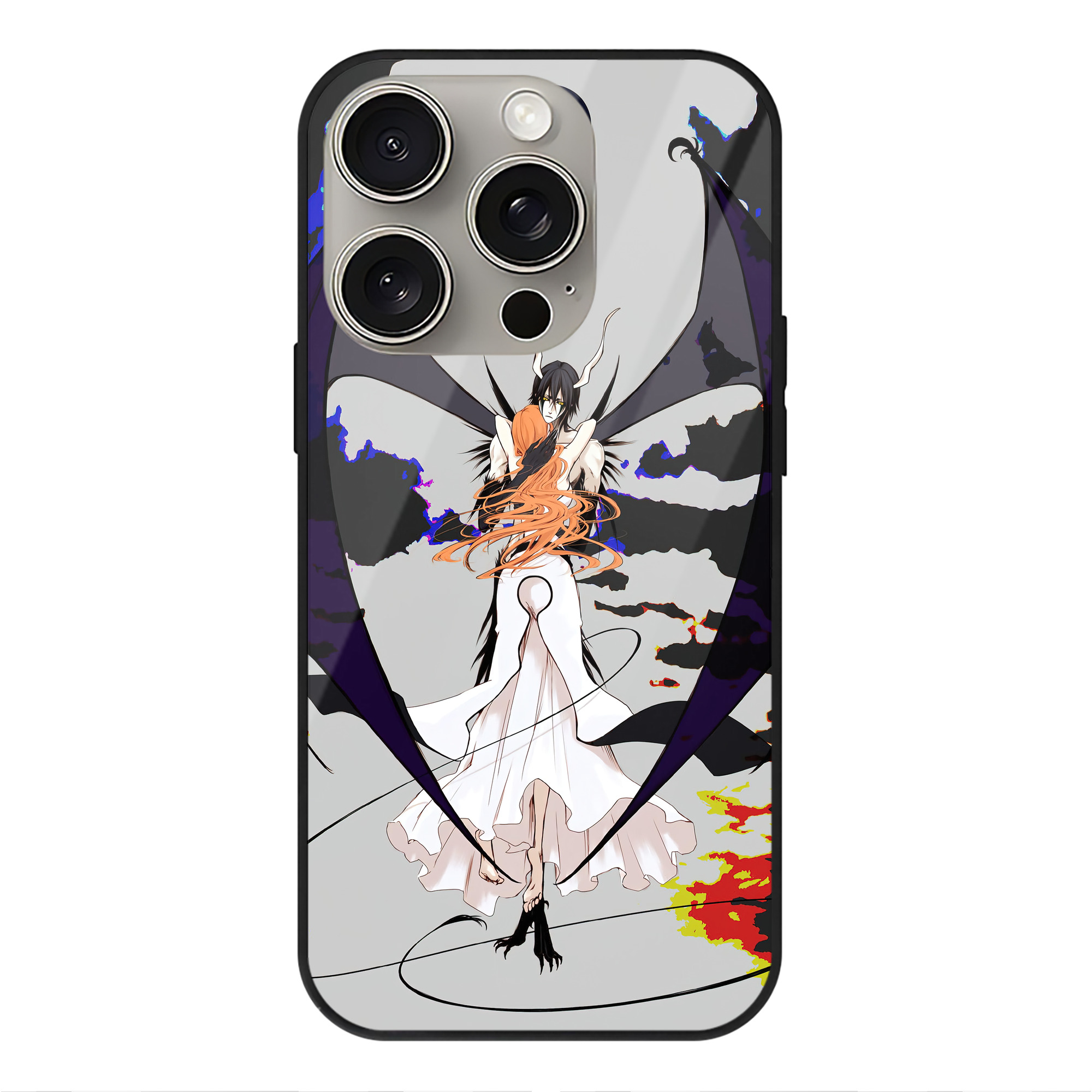 （画像用） ブリーチ BLEACH 【iPhone15Pro対応】スマホケース 耐衝撃＆黄変防止 背面ガラス