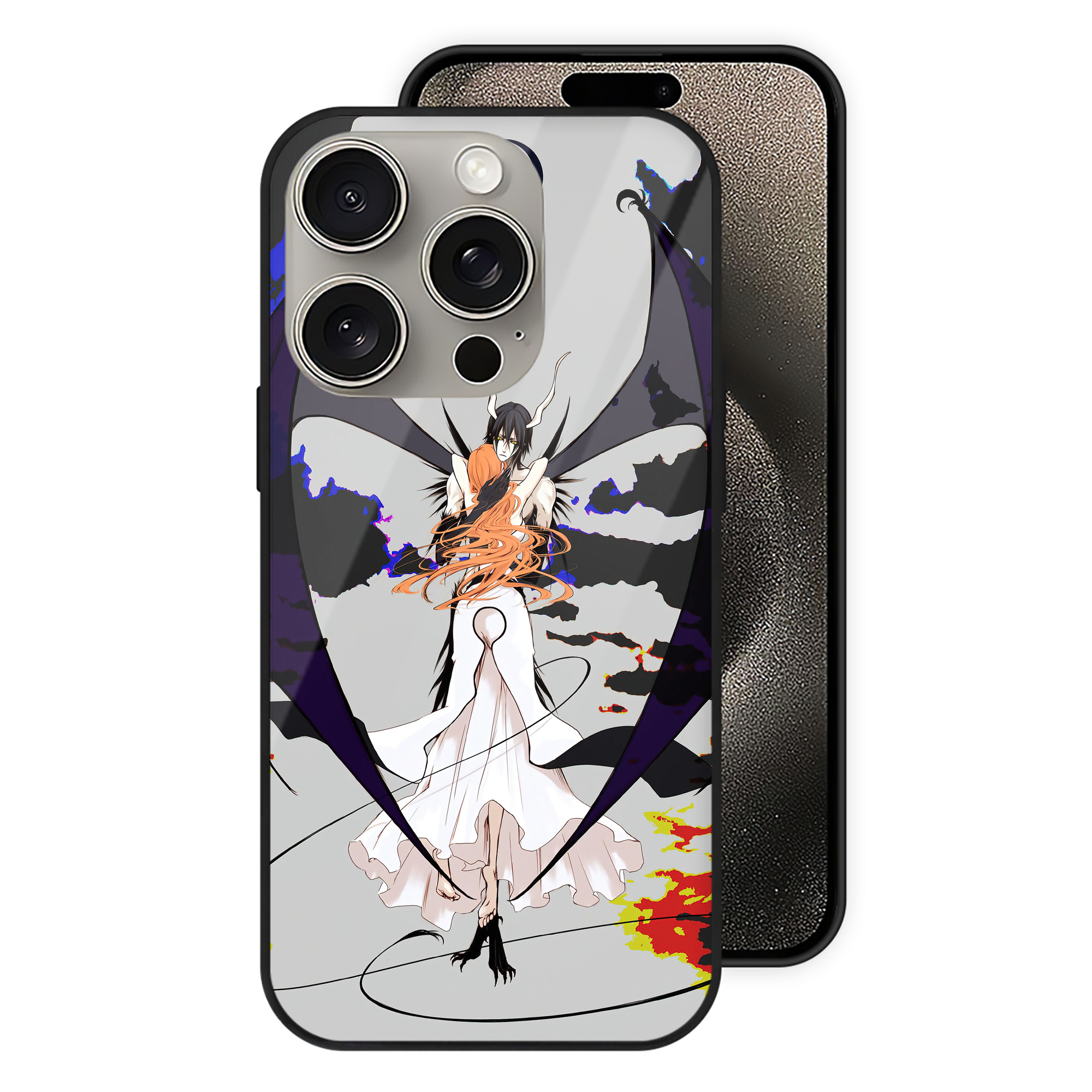 （画像用） ブリーチ BLEACH 【iPhone15Pro対応】スマホケース 耐衝撃＆黄変防止 背面ガラス