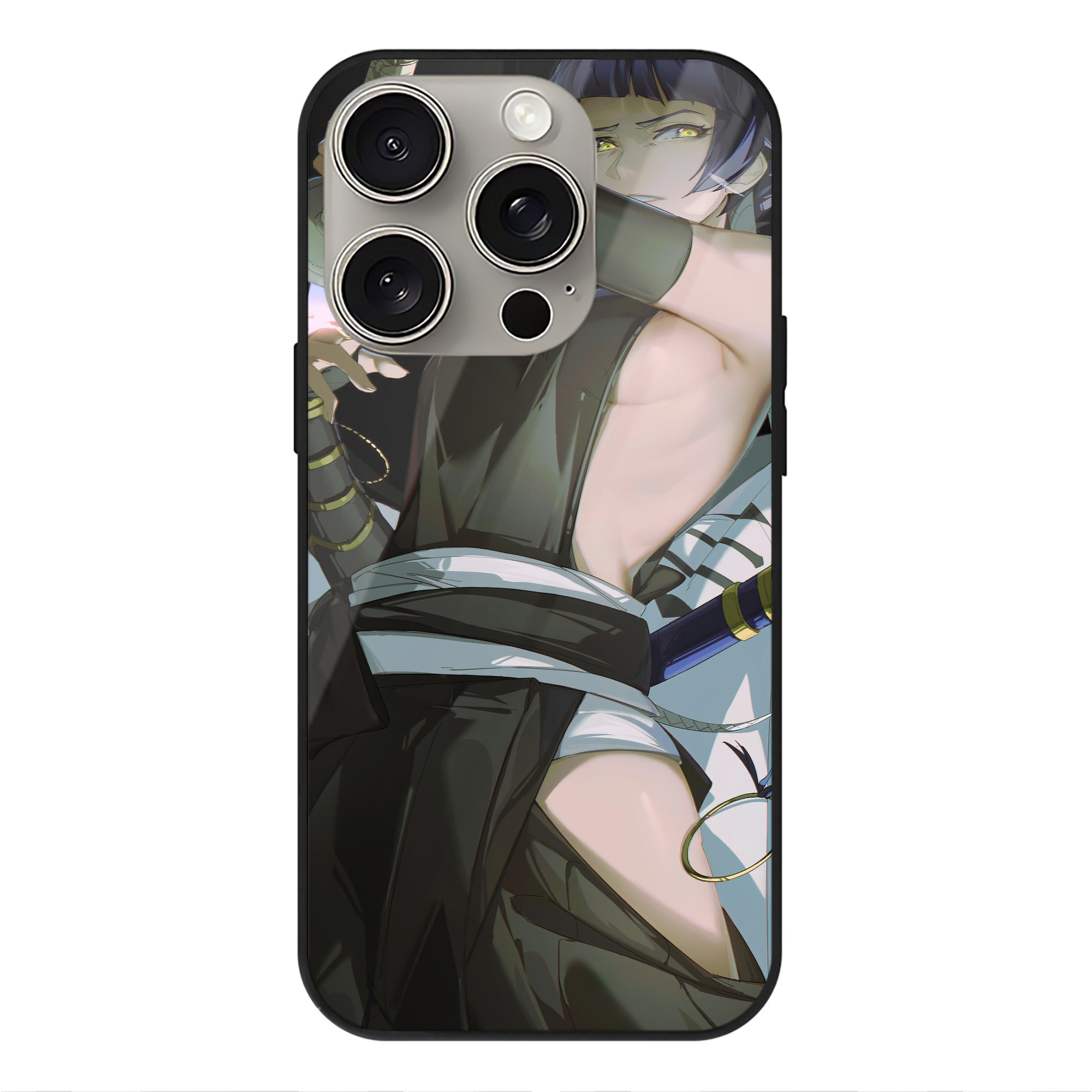 （画像用） ブリーチ BLEACH 【iPhone15Pro対応】スマホケース 耐衝撃＆黄変防止 背面ガラス