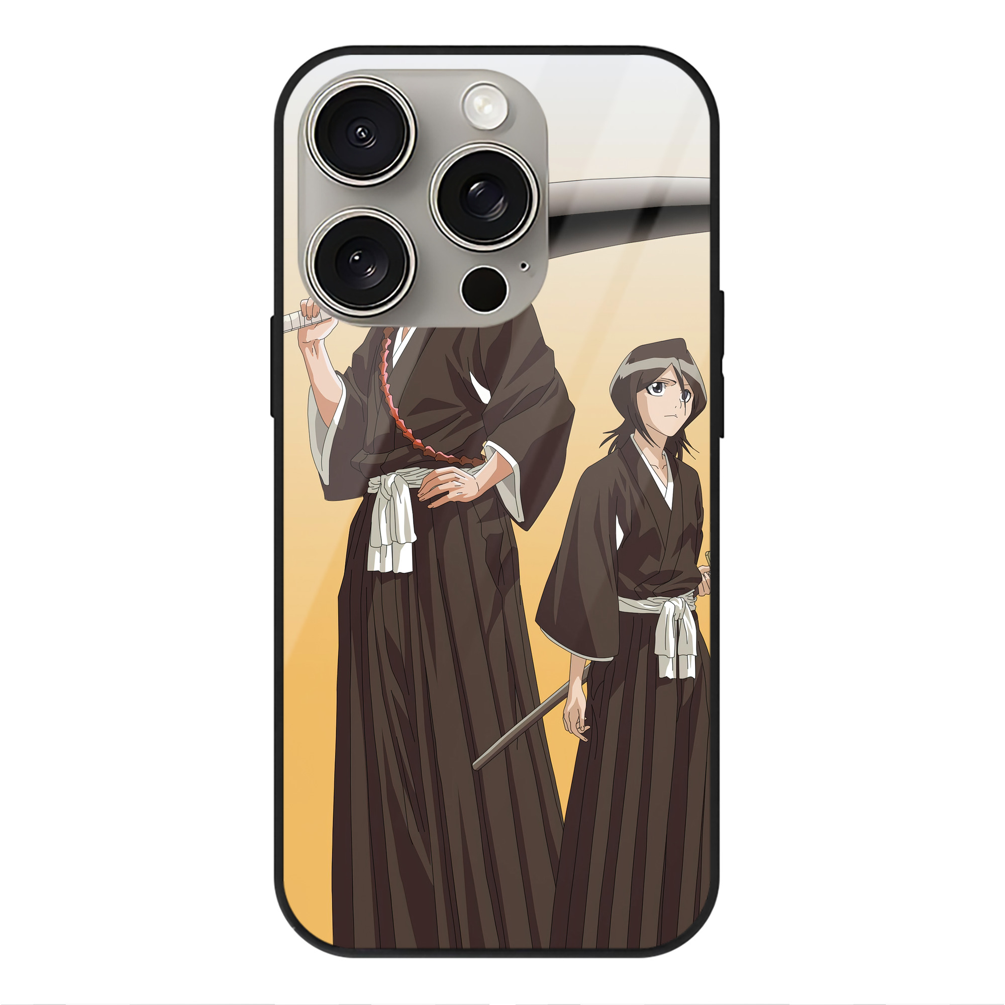 （画像用） ブリーチ BLEACH 【iPhone15Pro対応】スマホケース 耐衝撃＆黄変防止 背面ガラス