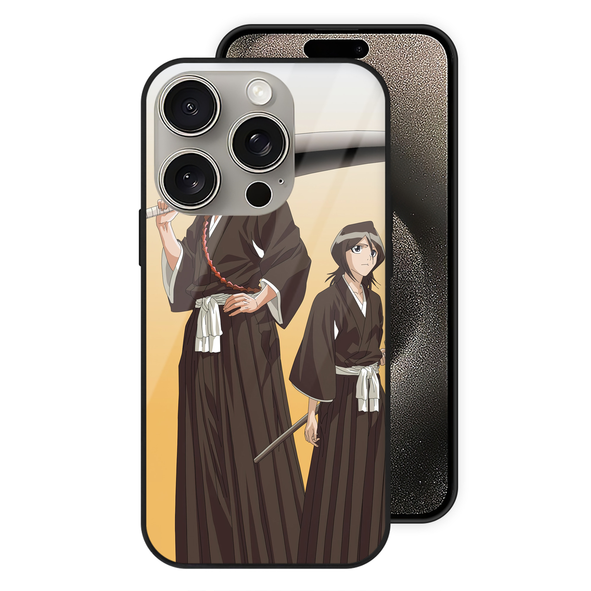 （画像用） ブリーチ BLEACH 【iPhone15Pro対応】スマホケース 耐衝撃＆黄変防止 背面ガラス