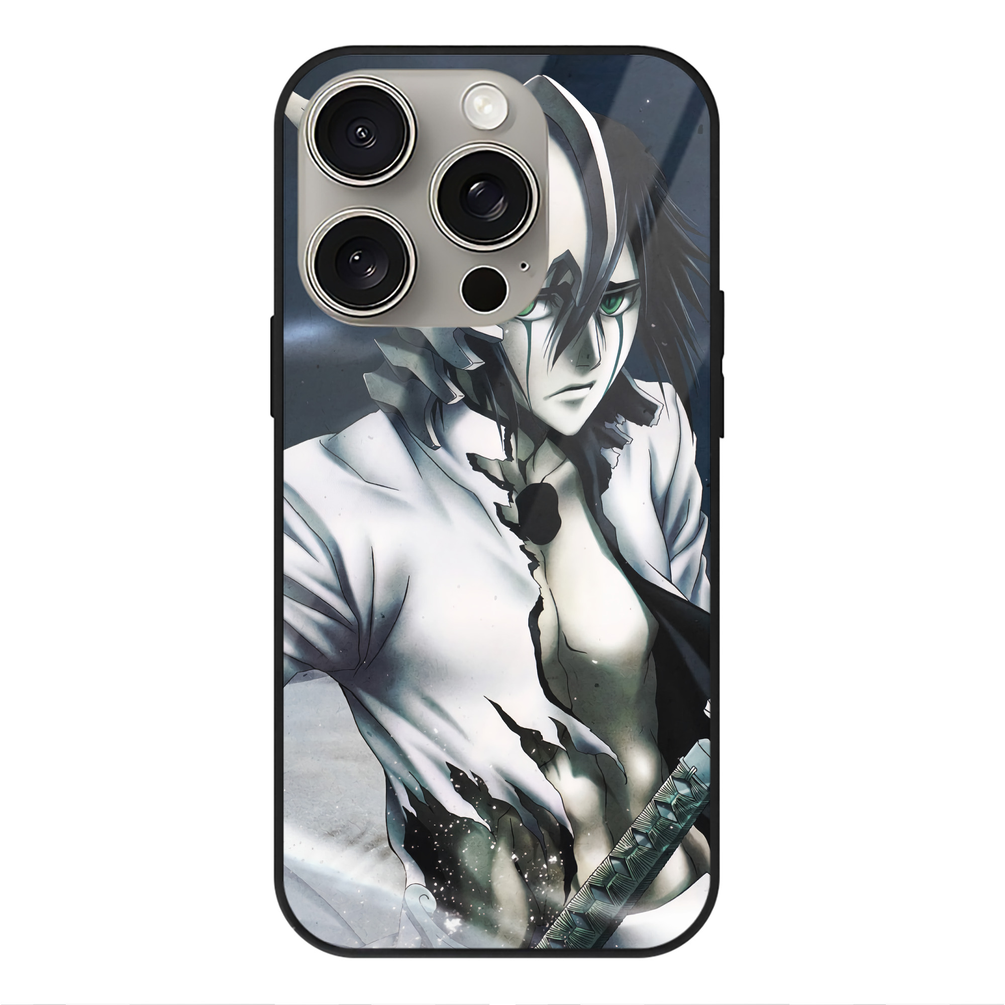 （画像用） ブリーチ BLEACH 【iPhone15Pro対応】スマホケース 耐衝撃＆黄変防止 背面ガラス