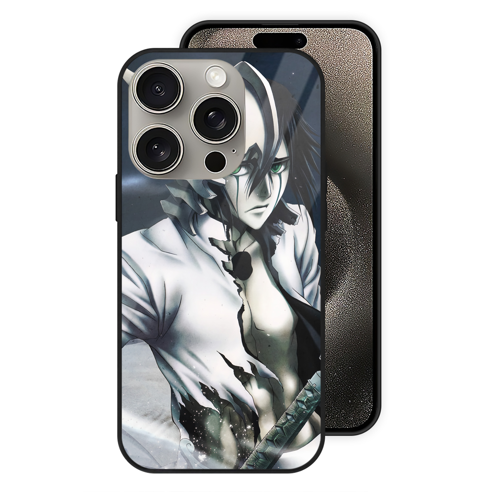 （画像用） ブリーチ BLEACH 【iPhone15Pro対応】スマホケース 耐衝撃＆黄変防止 背面ガラス