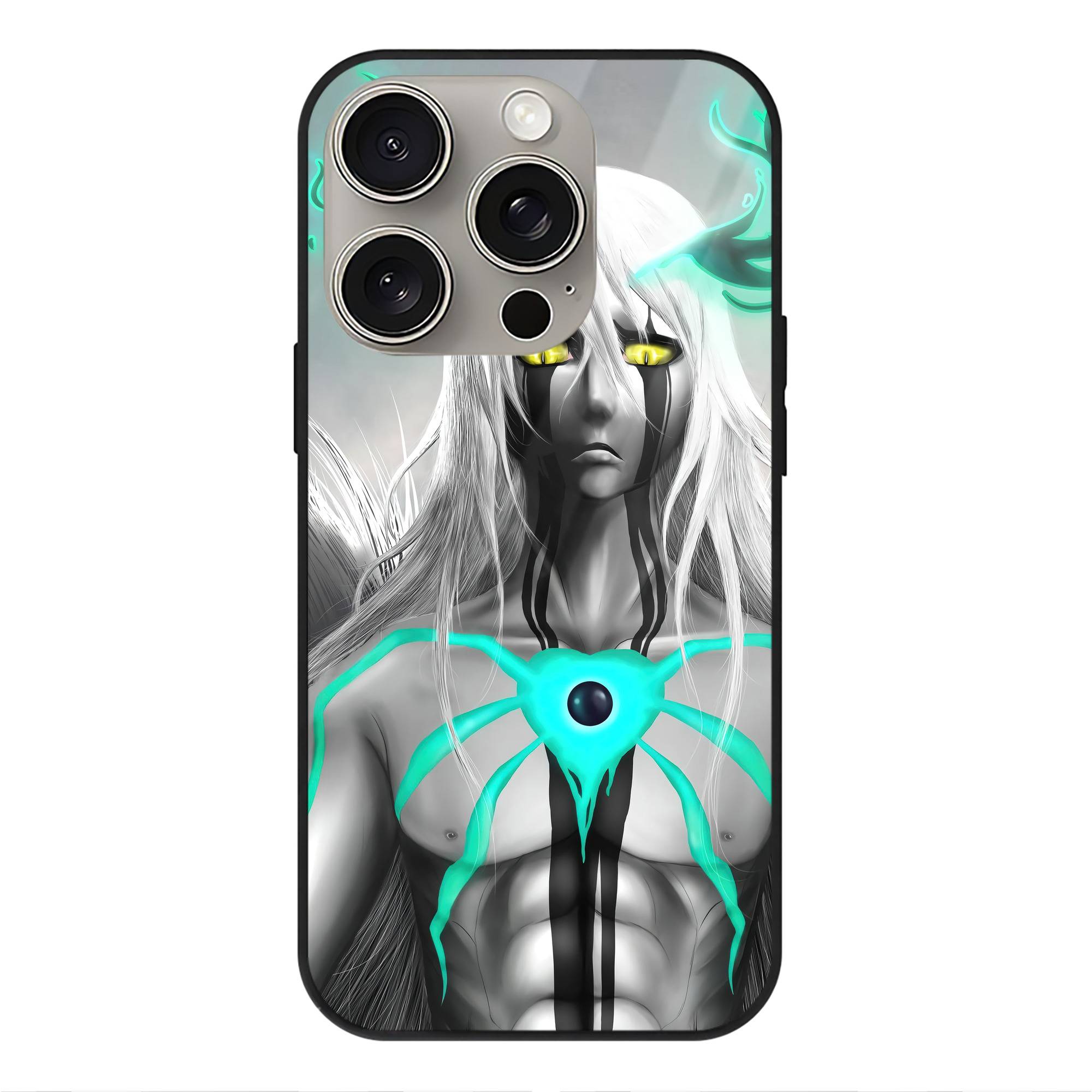（画像用） ブリーチ BLEACH 【iPhone15Pro対応】スマホケース 耐衝撃＆黄変防止 背面ガラス
