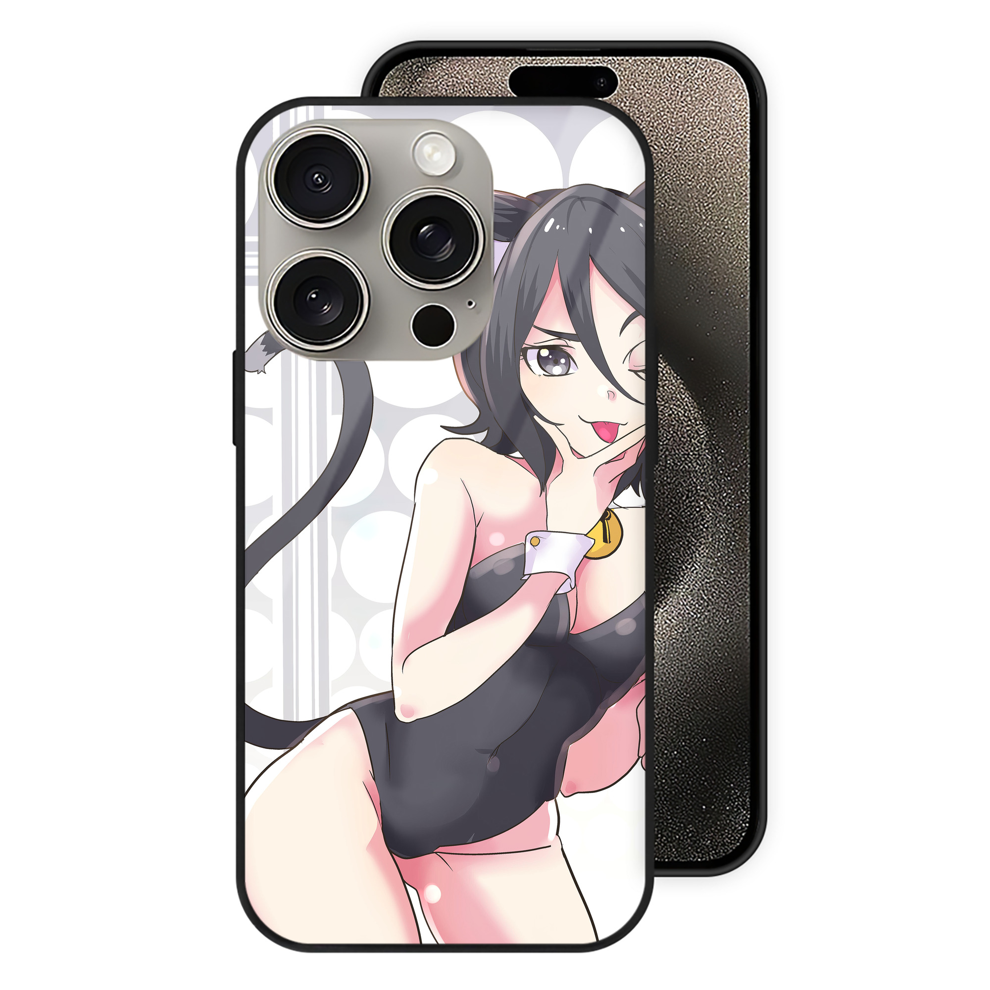 （画像用） ブリーチ BLEACH 【iPhone15Pro対応】スマホケース 耐衝撃＆黄変防止 背面ガラス