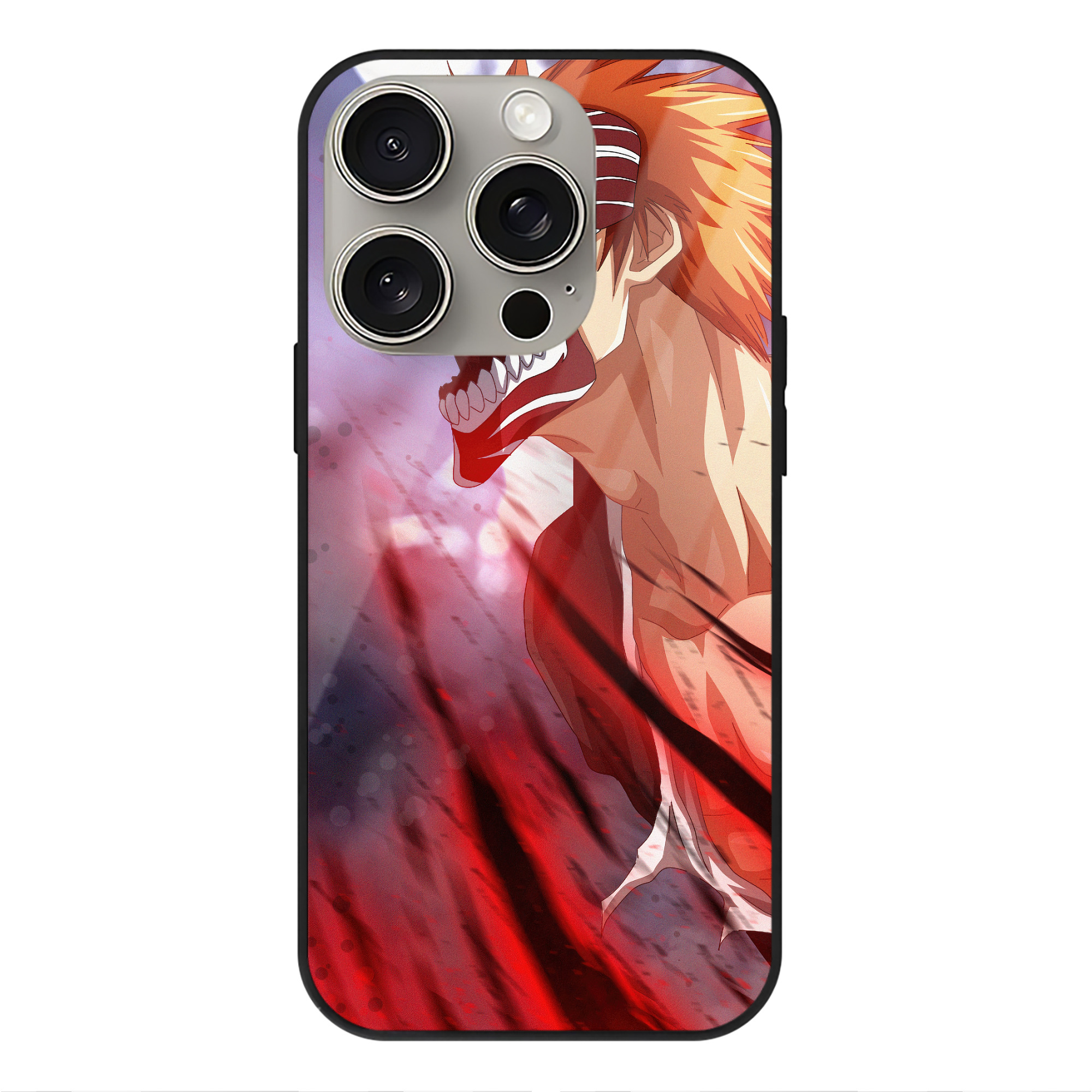 （画像用） ブリーチ BLEACH 【iPhone15Pro対応】スマホケース 耐衝撃＆黄変防止 背面ガラス