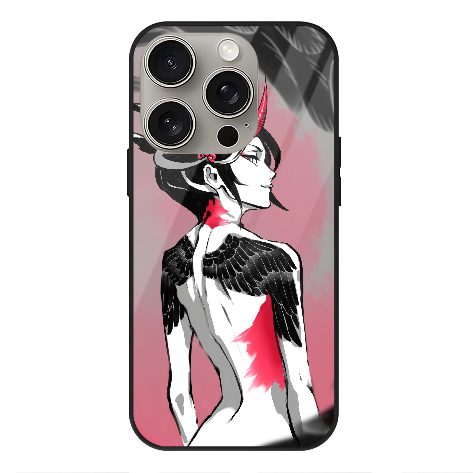（画像用） ブリーチ BLEACH 【iPhone15Pro対応】スマホケース 耐衝撃＆黄変防止 背面ガラス