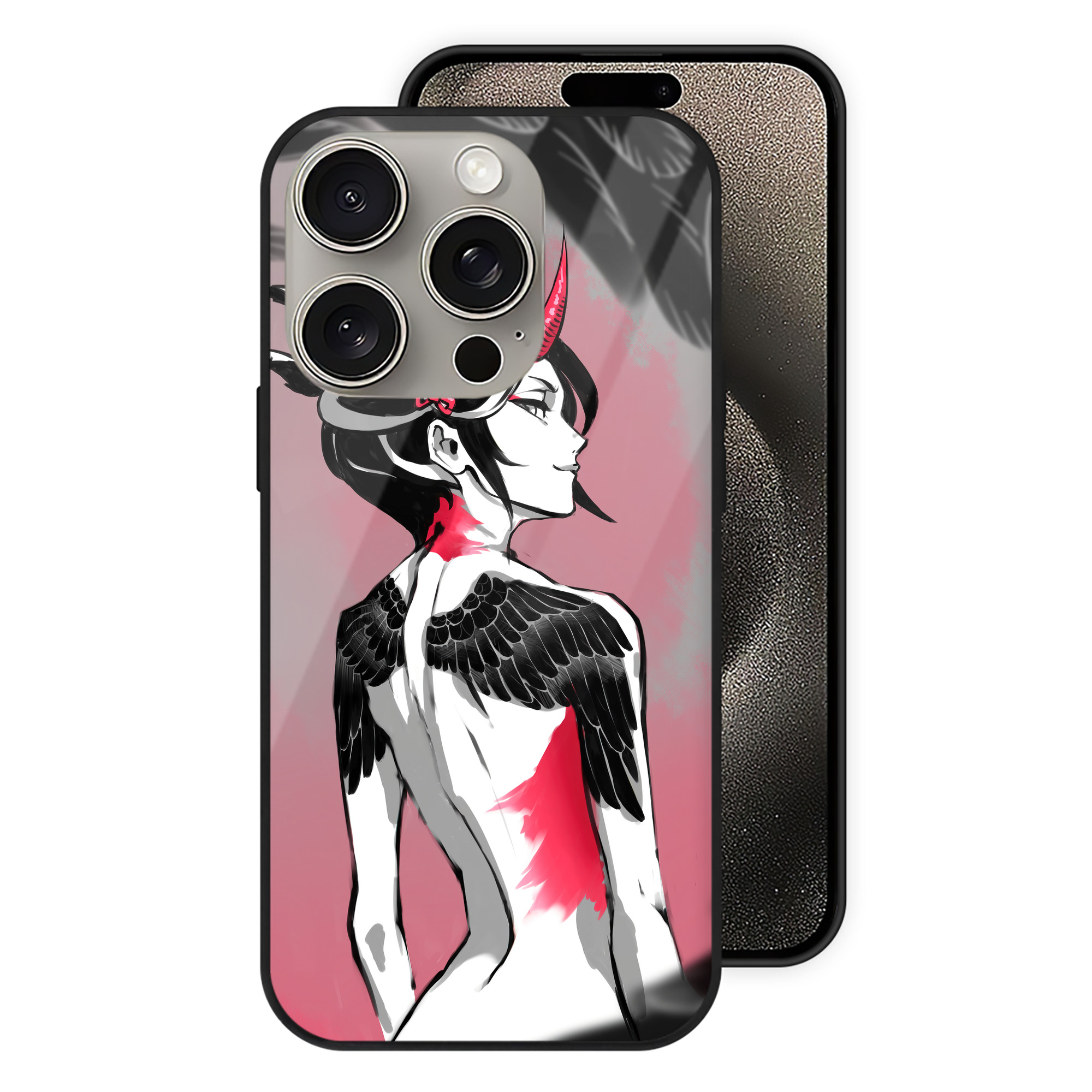 （画像用） ブリーチ BLEACH 【iPhone15Pro対応】スマホケース 耐衝撃＆黄変防止 背面ガラス