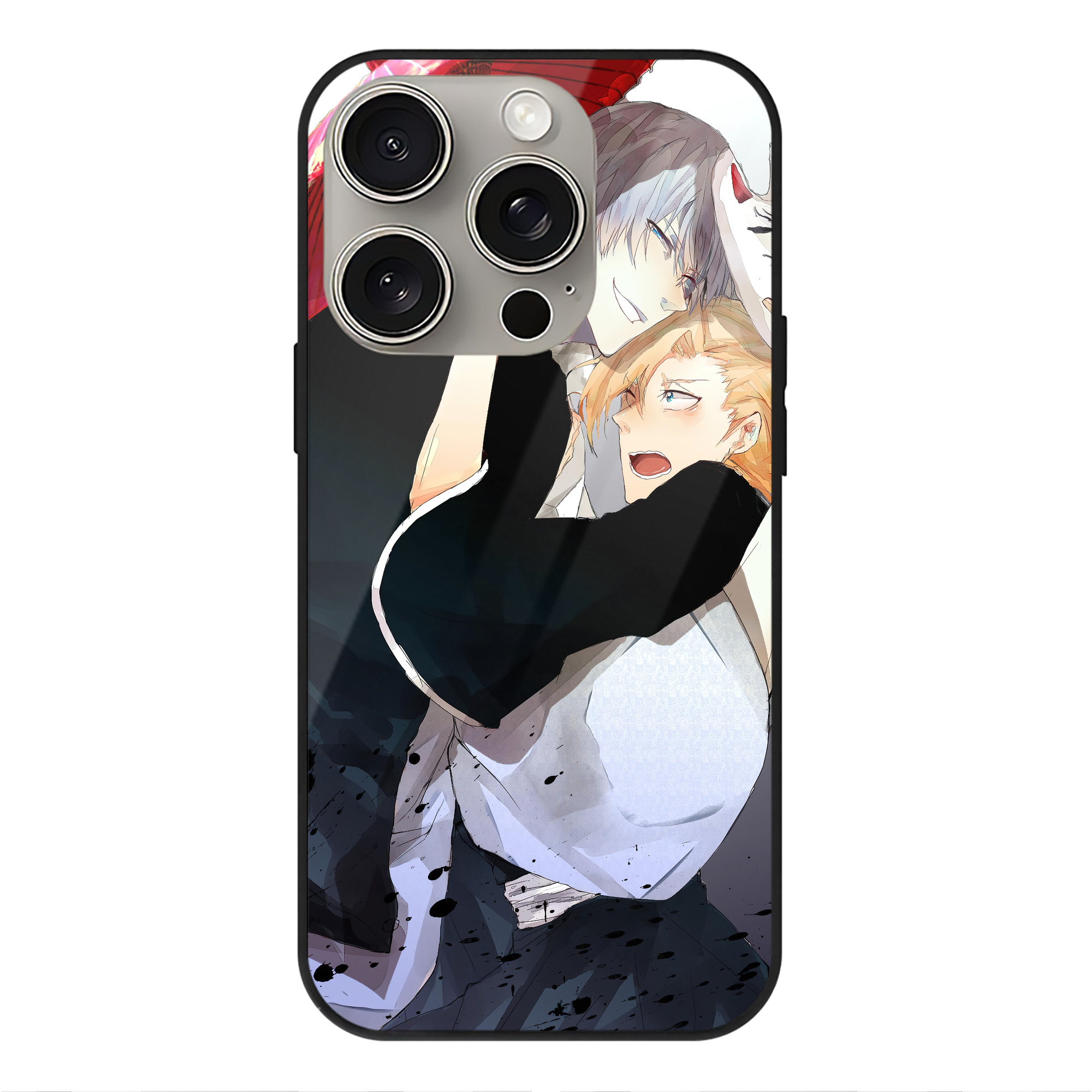 （画像用） ブリーチ BLEACH 【iPhone15Pro対応】スマホケース 耐衝撃＆黄変防止 背面ガラス