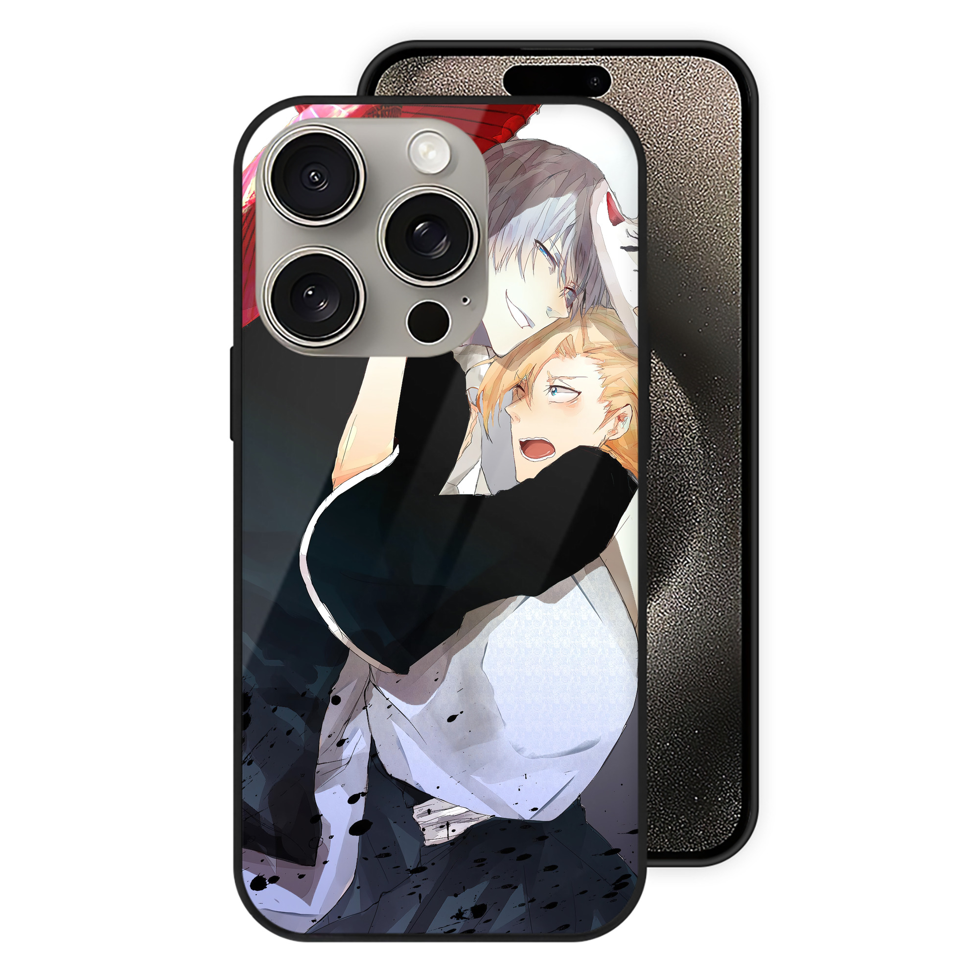 （画像用） ブリーチ BLEACH 【iPhone15Pro対応】スマホケース 耐衝撃＆黄変防止 背面ガラス