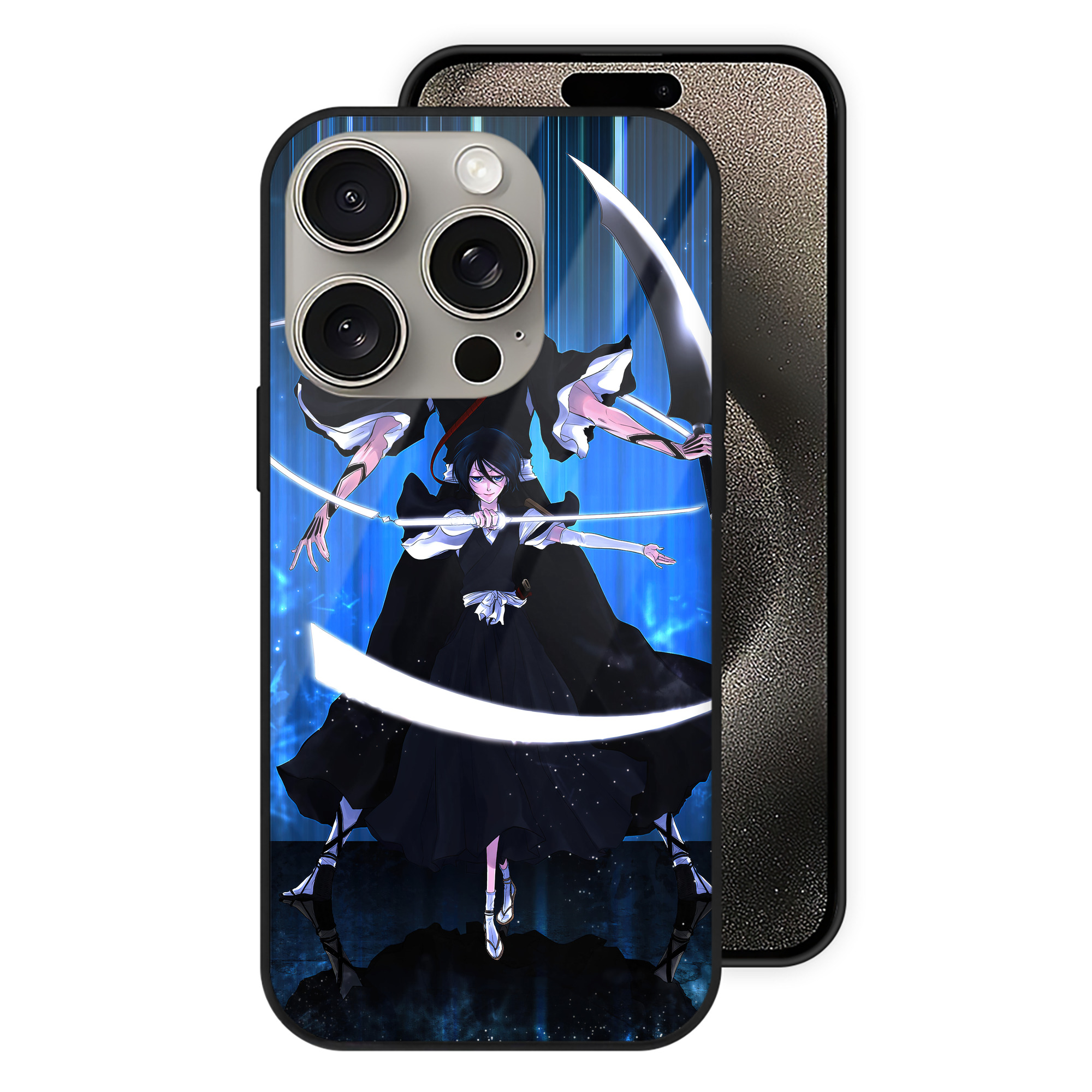 （画像用） ブリーチ BLEACH 【iPhone15Pro対応】スマホケース 耐衝撃＆黄変防止 背面ガラス