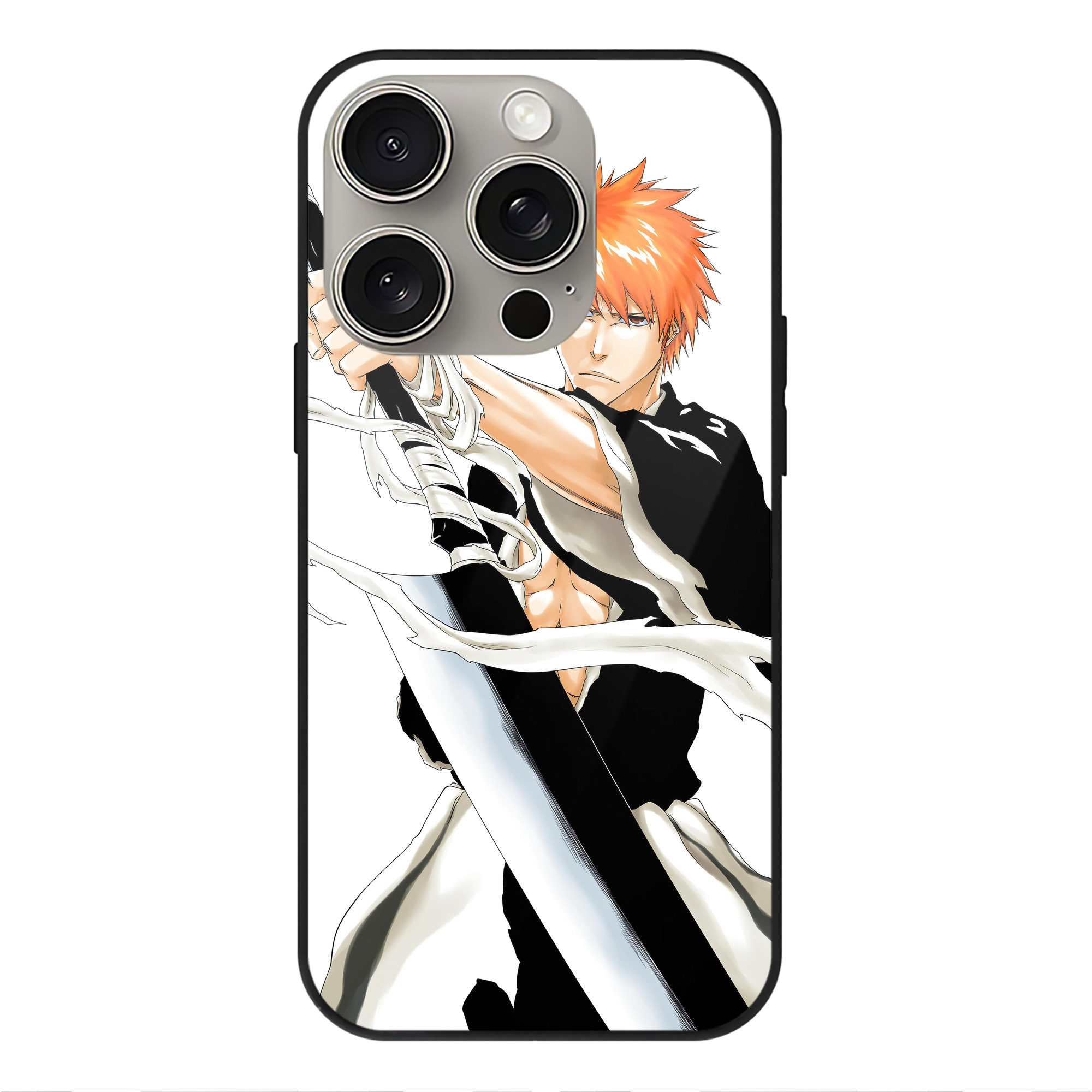 （画像用） ブリーチ BLEACH 【iPhone15Pro対応】スマホケース 耐衝撃＆黄変防止 背面ガラス