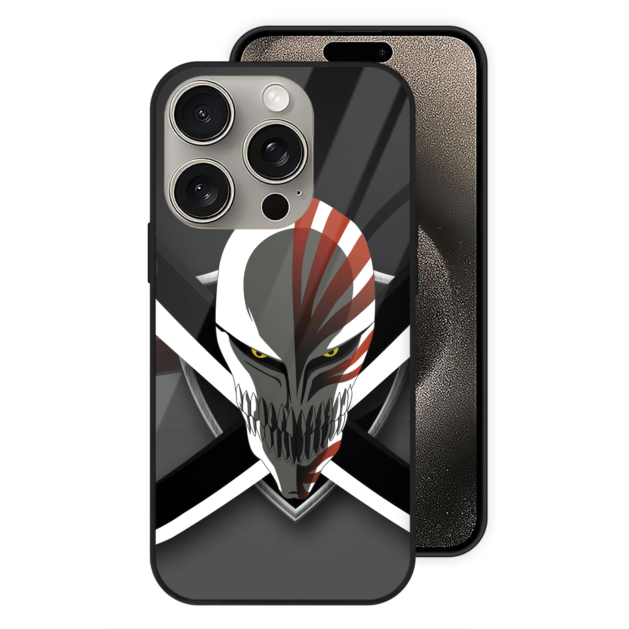 （画像用） ブリーチ BLEACH 【iPhone15Pro対応】スマホケース 耐衝撃＆黄変防止 背面ガラス