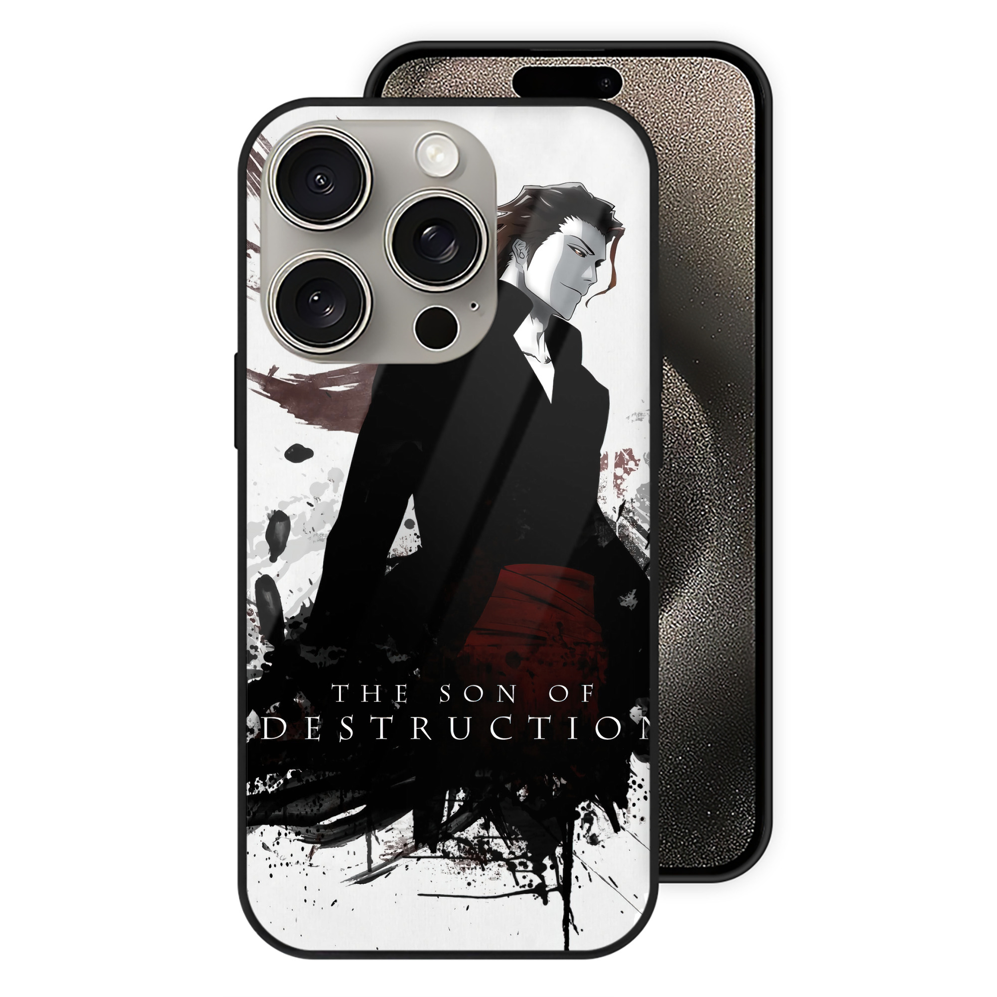 （画像用） ブリーチ BLEACH 【iPhone15Pro対応】スマホケース 耐衝撃＆黄変防止 背面ガラス