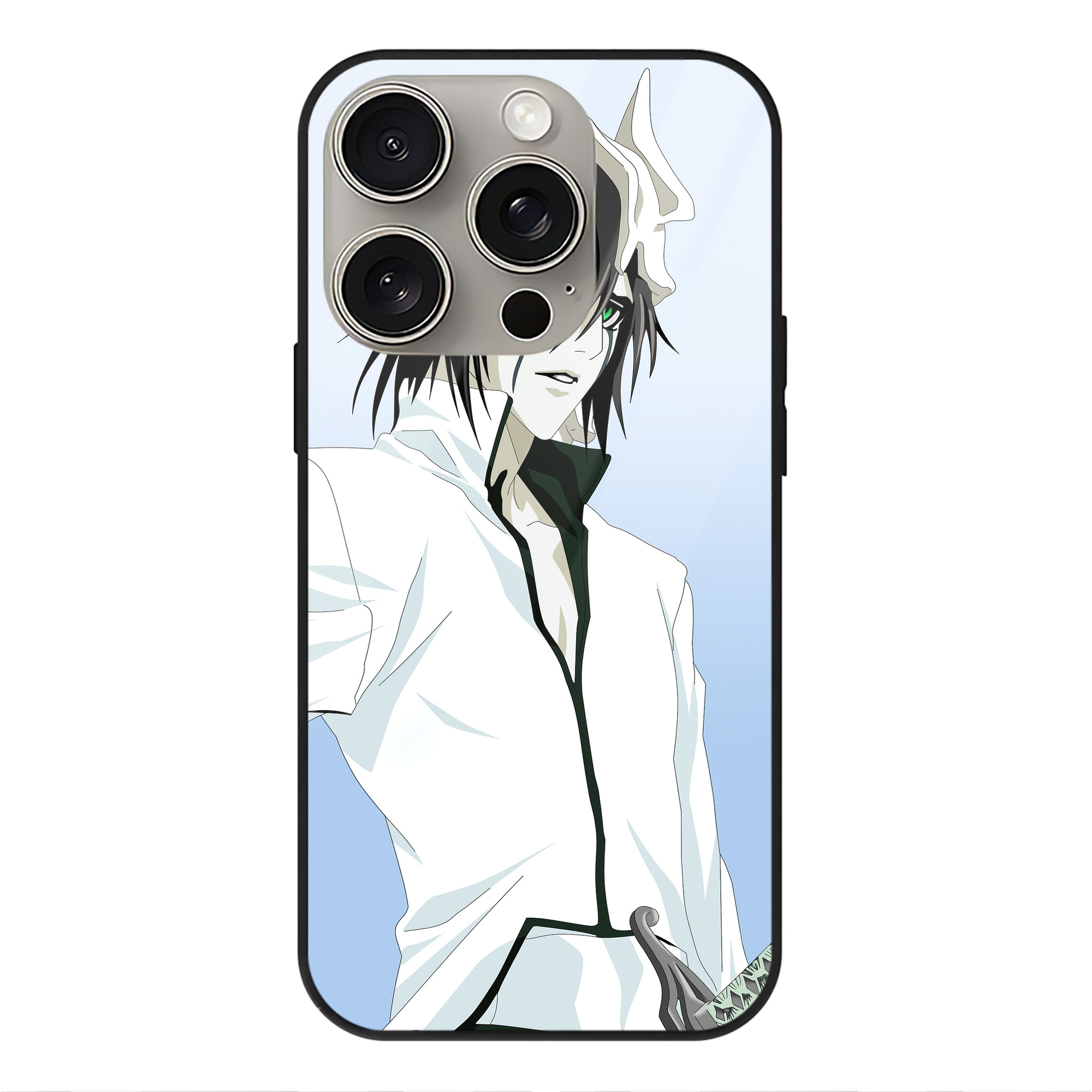 （画像用） ブリーチ BLEACH 【iPhone15Pro対応】スマホケース 耐衝撃＆黄変防止 背面ガラス