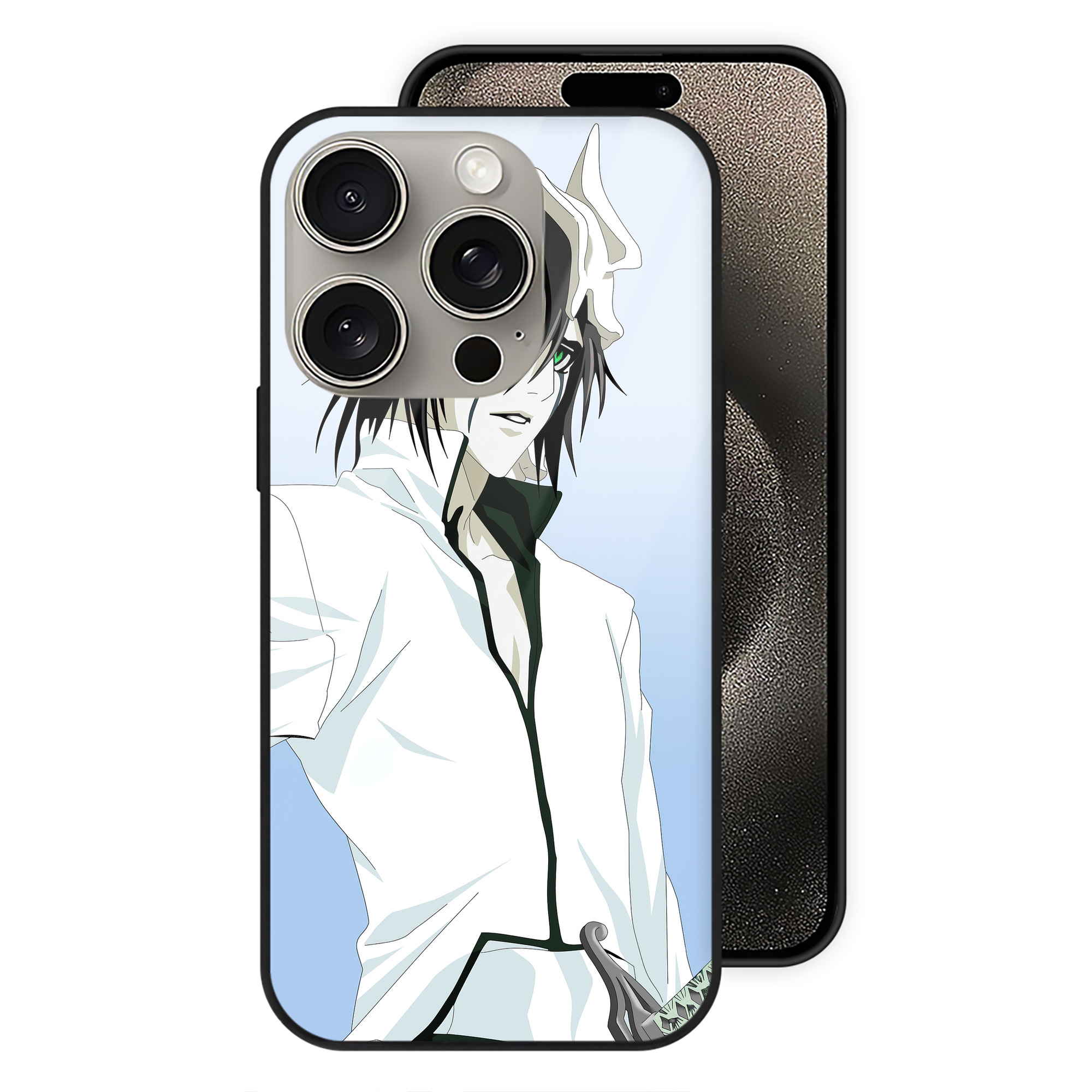 （画像用） ブリーチ BLEACH 【iPhone15Pro対応】スマホケース 耐衝撃＆黄変防止 背面ガラス