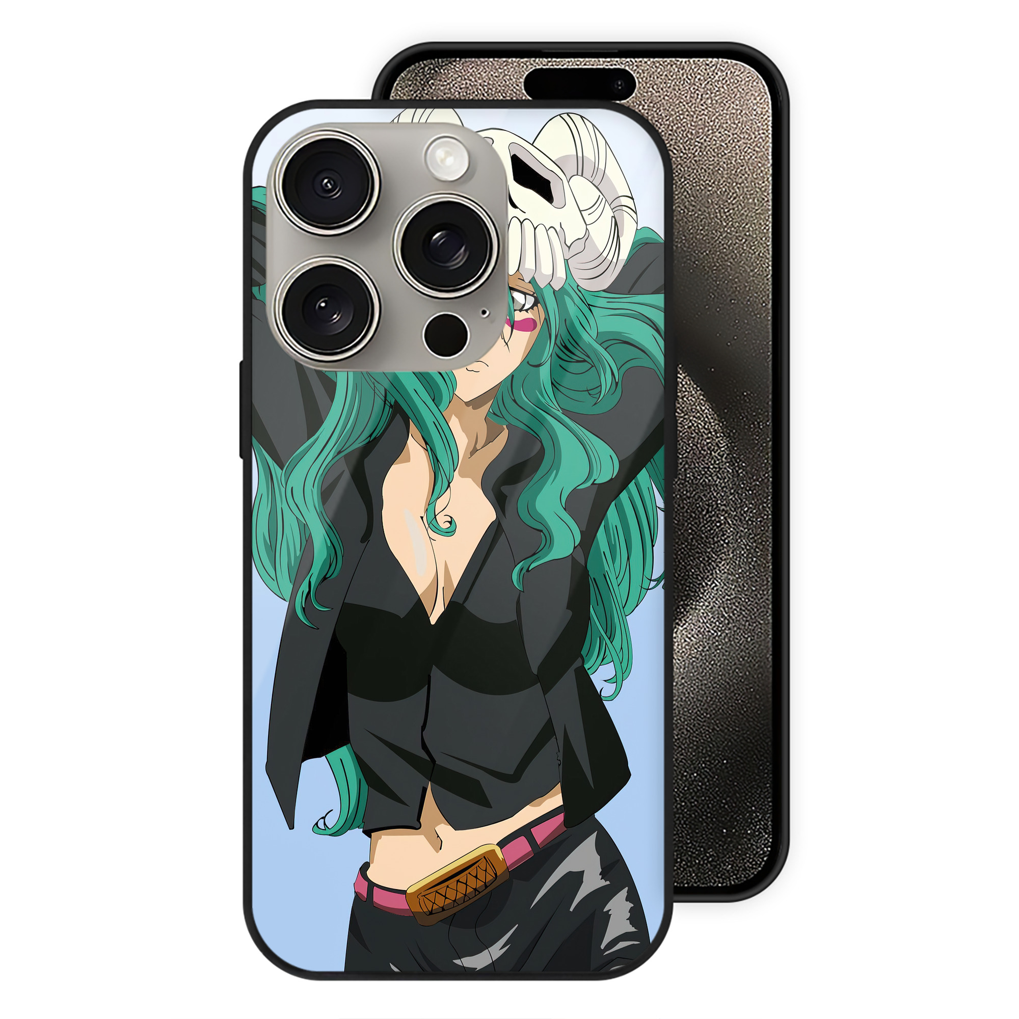（画像用） ブリーチ BLEACH 【iPhone15Pro対応】スマホケース 耐衝撃＆黄変防止 背面ガラス