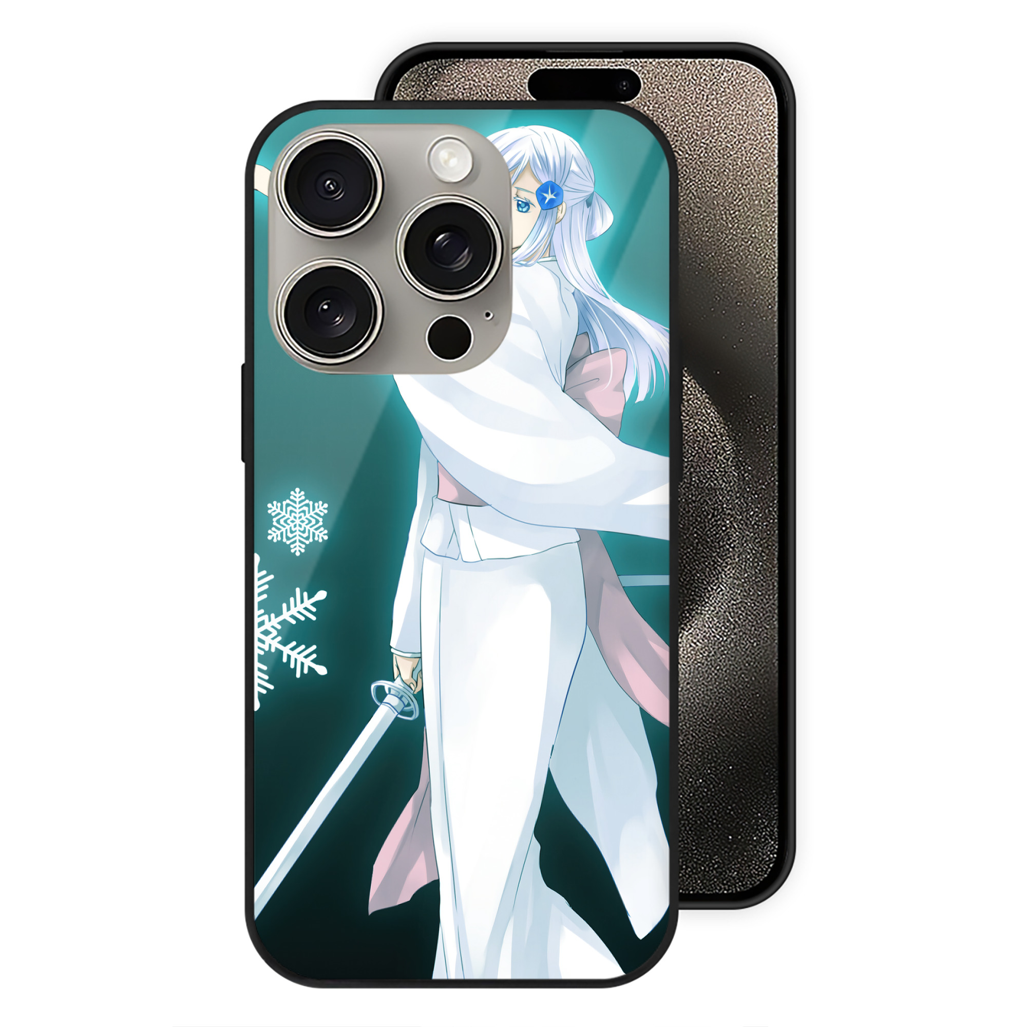 （画像用） ブリーチ BLEACH 【iPhone15Pro対応】スマホケース 耐衝撃＆黄変防止 背面ガラス