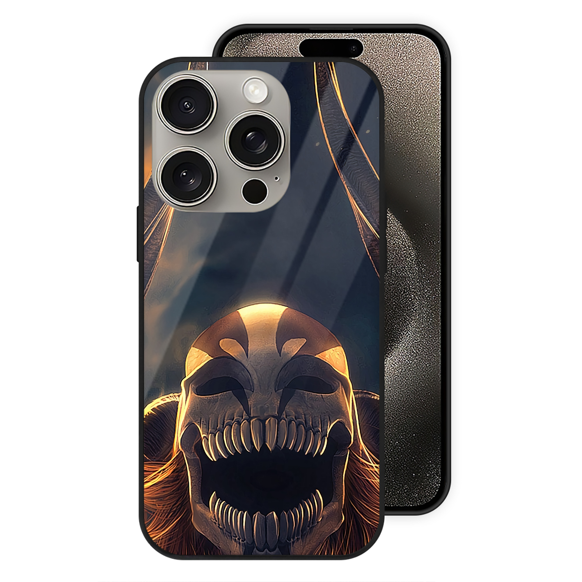 （画像用） ブリーチ BLEACH 【iPhone15Pro対応】スマホケース 耐衝撃＆黄変防止 背面ガラス