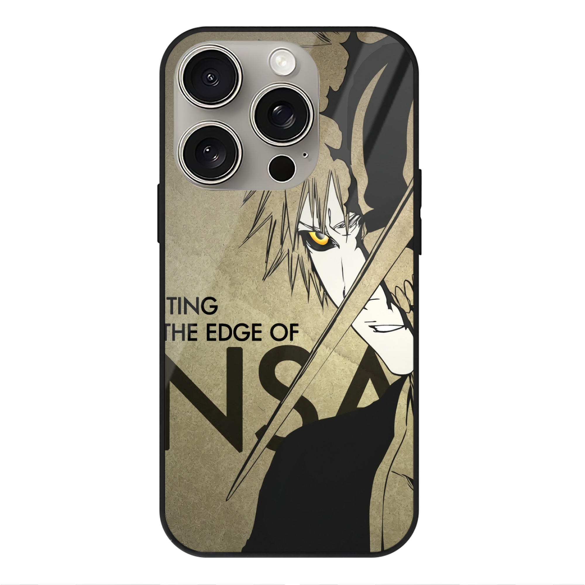 （画像用） ブリーチ BLEACH 【iPhone15Pro対応】スマホケース 耐衝撃＆黄変防止 背面ガラス