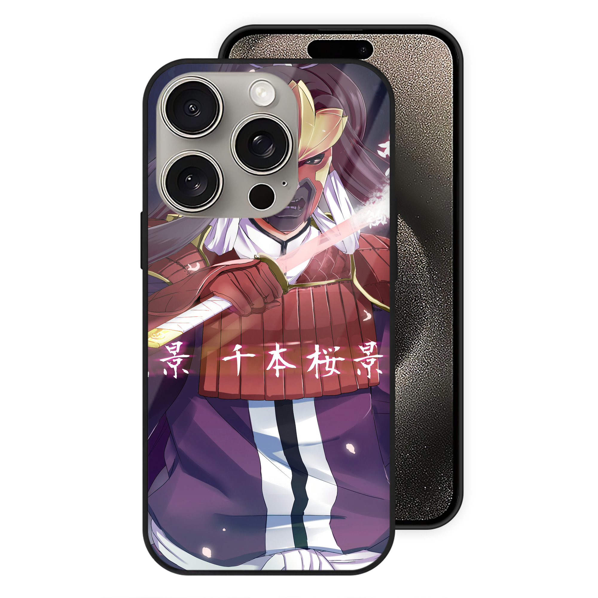 （画像用） ブリーチ BLEACH 【iPhone15Pro対応】スマホケース 耐衝撃＆黄変防止 背面ガラス
