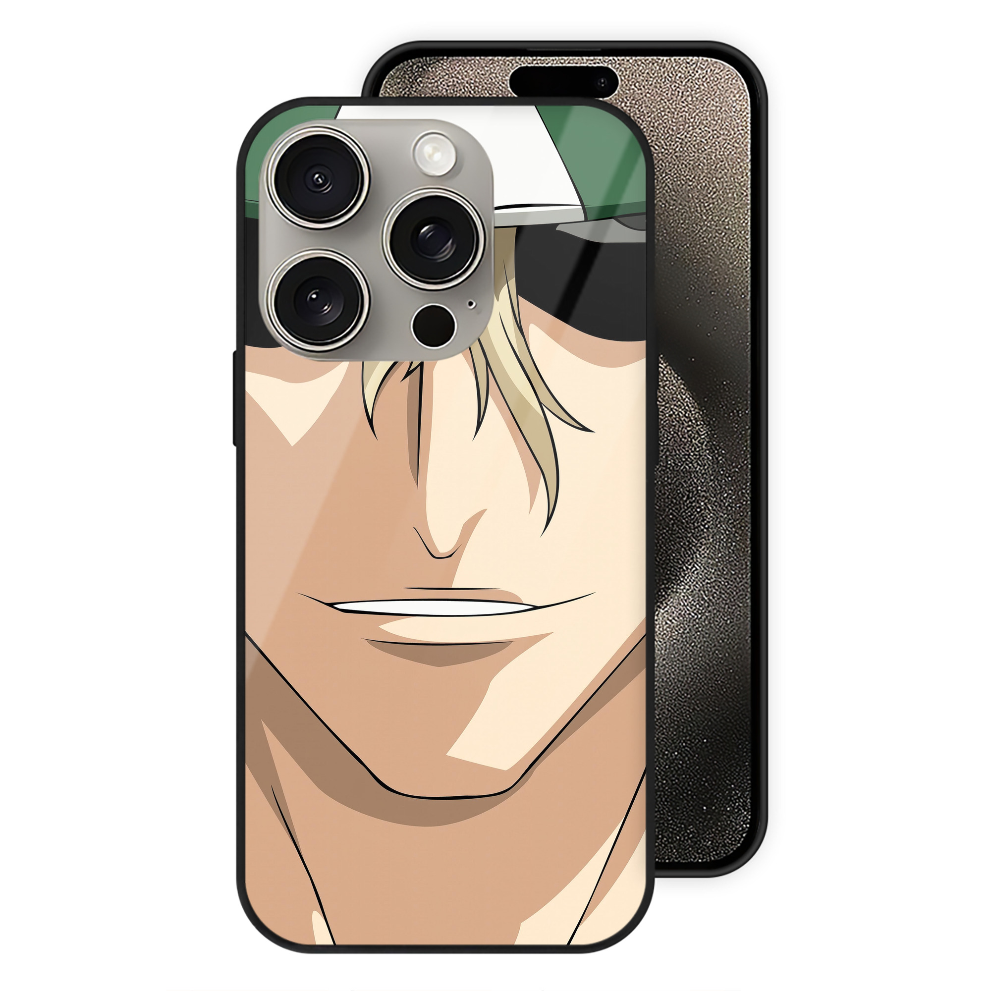 （画像用） ブリーチ BLEACH 【iPhone15Pro対応】スマホケース 耐衝撃＆黄変防止 背面ガラス