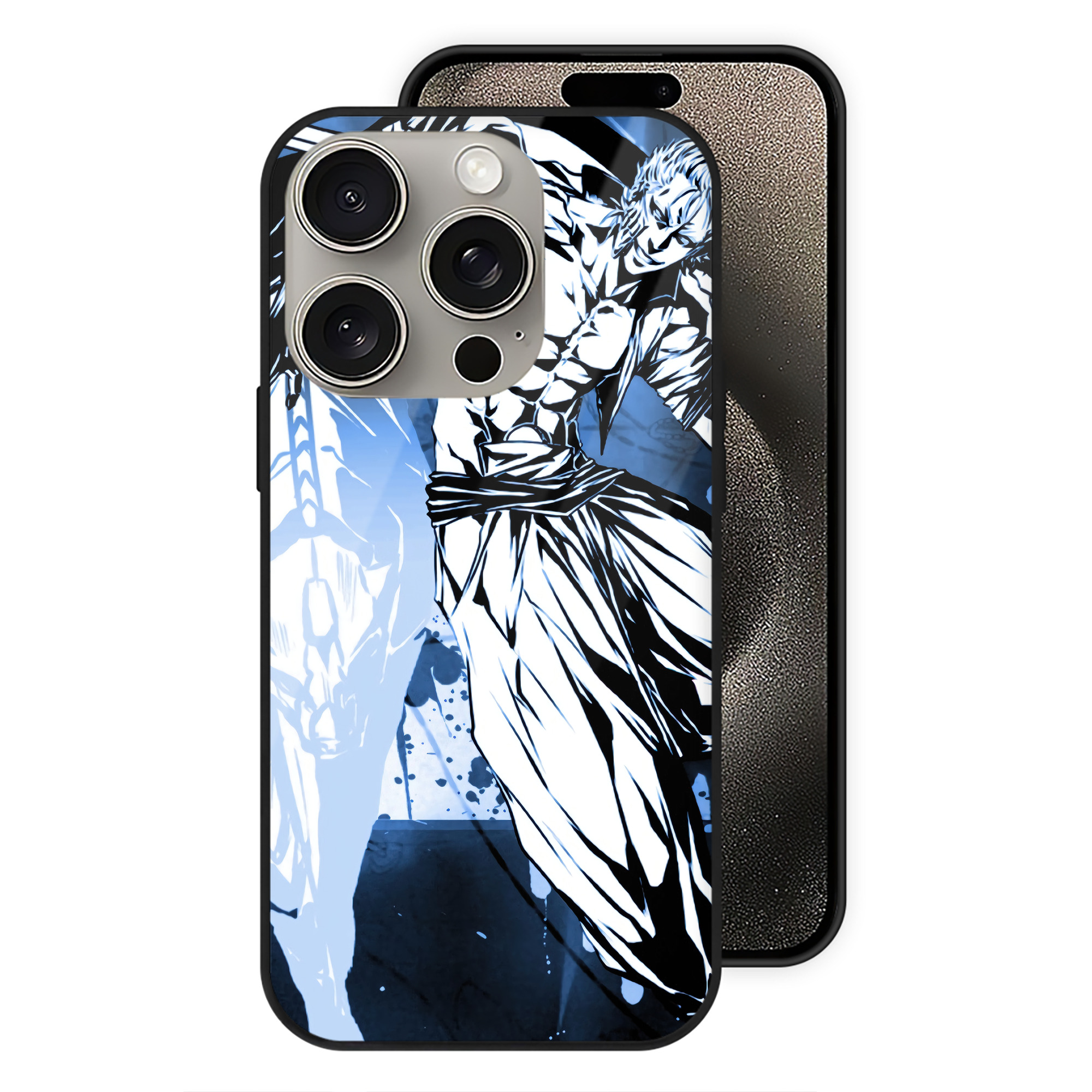（画像用） ブリーチ BLEACH 【iPhone15Pro対応】スマホケース 耐衝撃＆黄変防止 背面ガラス