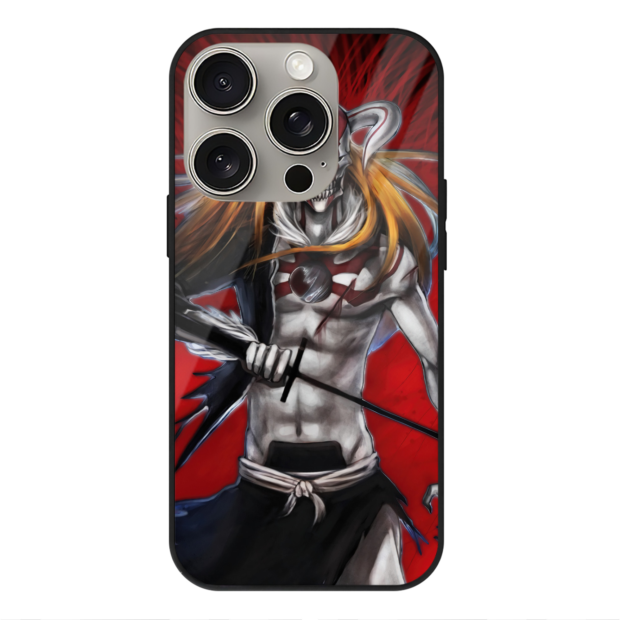 （画像用） ブリーチ BLEACH 【iPhone15Pro対応】スマホケース 耐衝撃＆黄変防止 背面ガラス