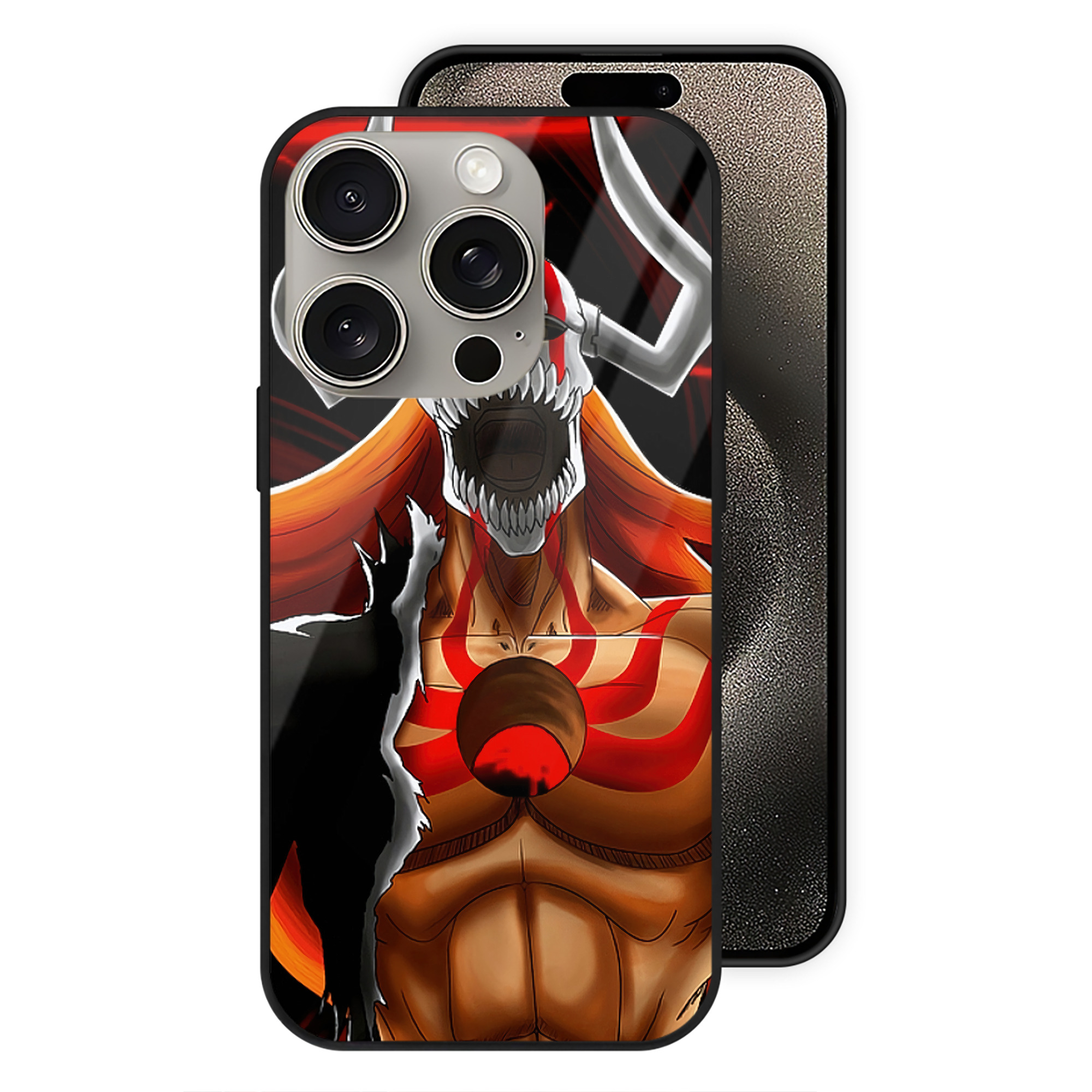 （画像用） ブリーチ BLEACH 【iPhone15Pro対応】スマホケース 耐衝撃＆黄変防止 背面ガラス