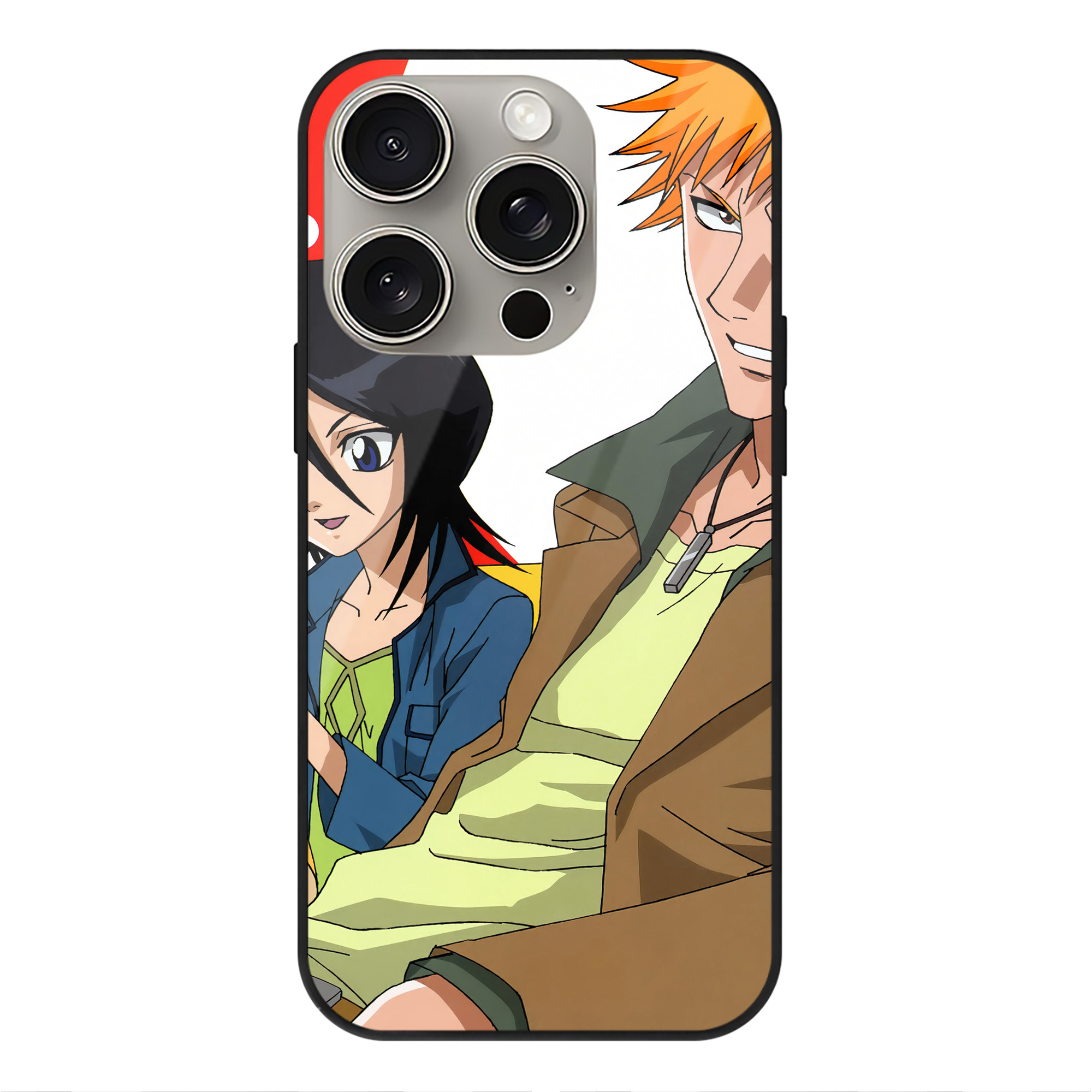 （画像用） ブリーチ BLEACH 【iPhone15Pro対応】スマホケース 耐衝撃＆黄変防止 背面ガラス