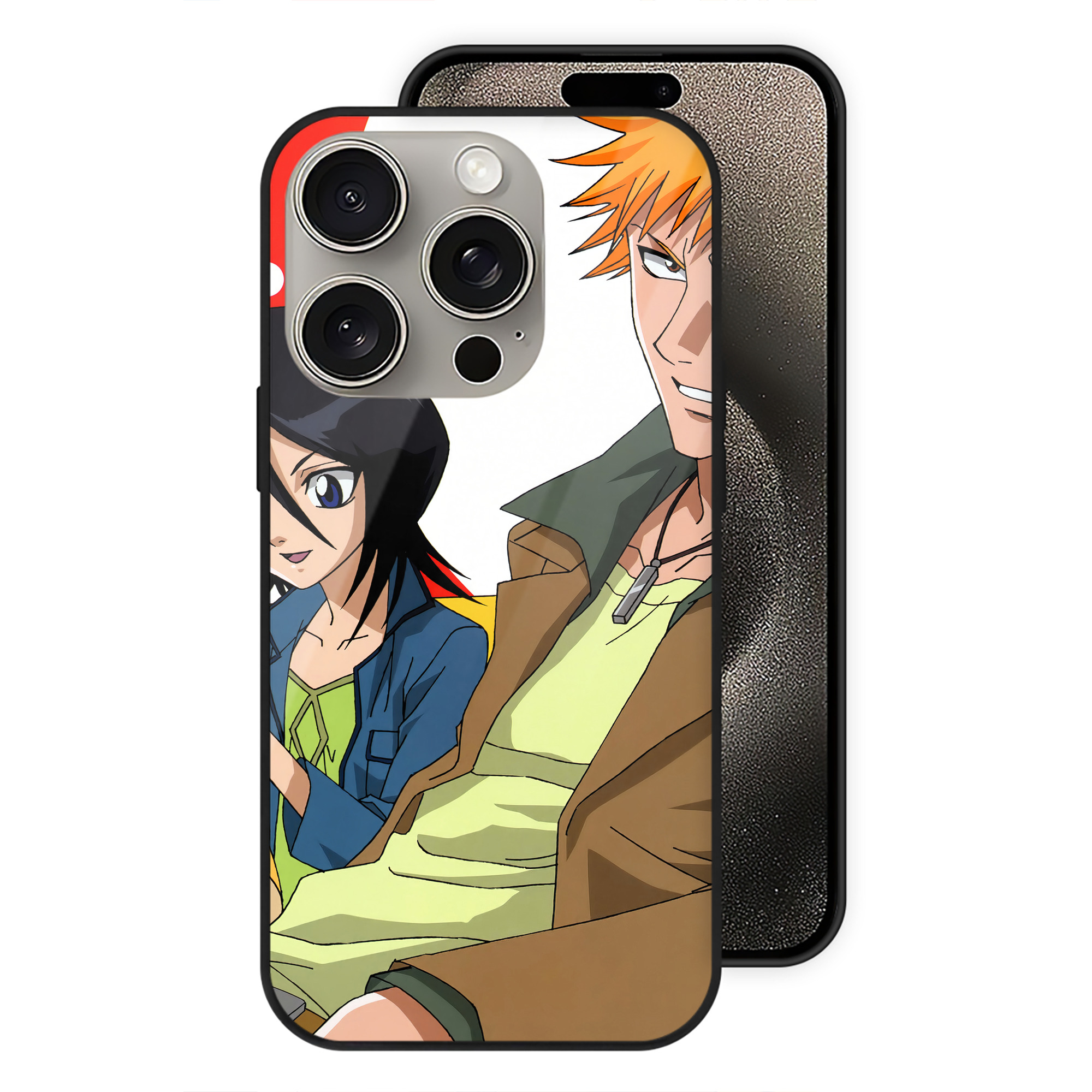 （画像用） ブリーチ BLEACH 【iPhone15Pro対応】スマホケース 耐衝撃＆黄変防止 背面ガラス