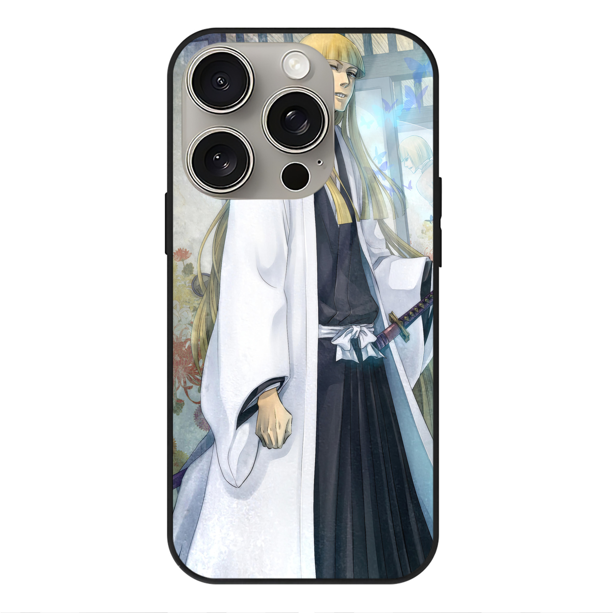 （画像用） ブリーチ BLEACH 【iPhone15Pro対応】スマホケース 耐衝撃＆黄変防止 背面ガラス