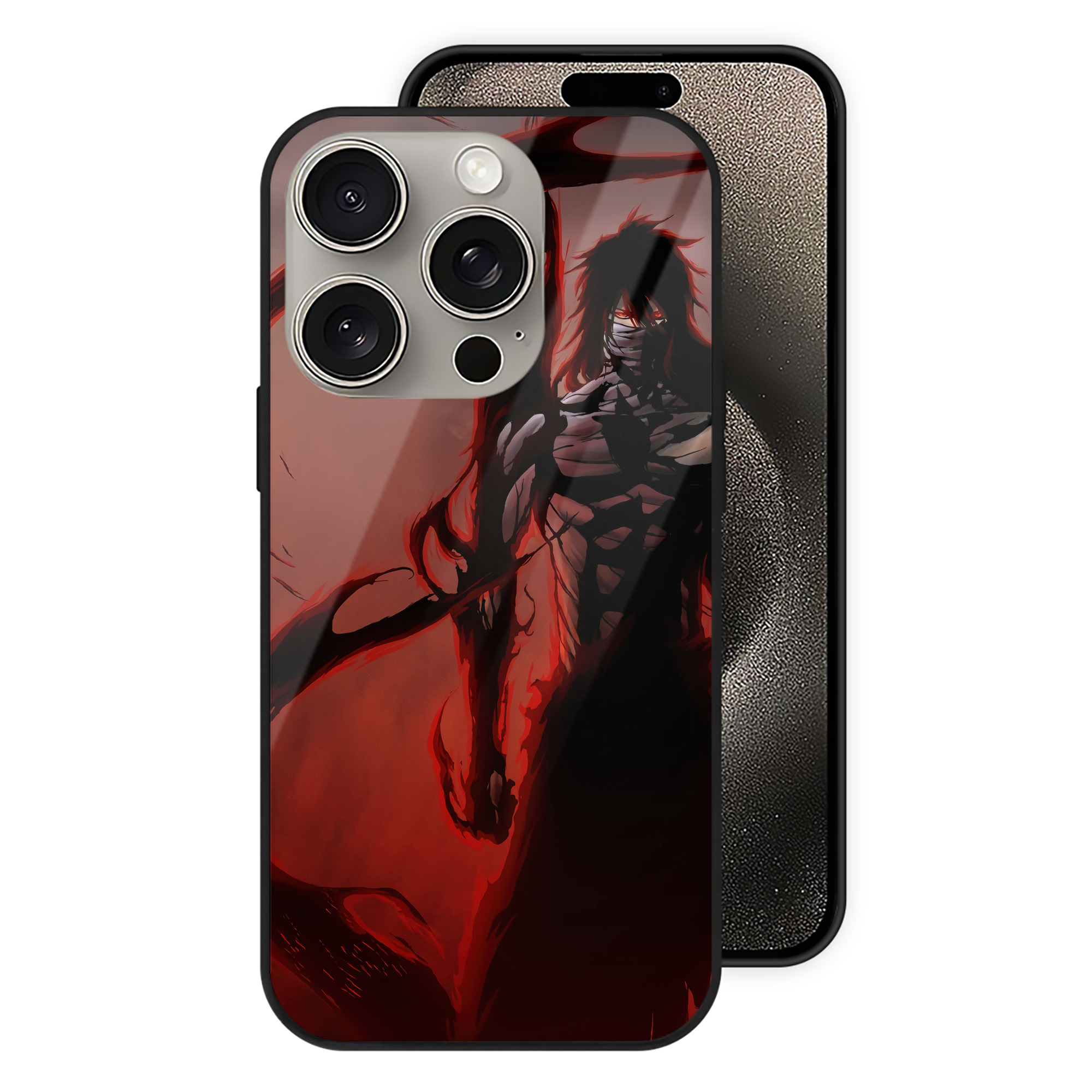 （画像用） ブリーチ BLEACH 【iPhone15Pro対応】スマホケース 耐衝撃＆黄変防止 背面ガラス