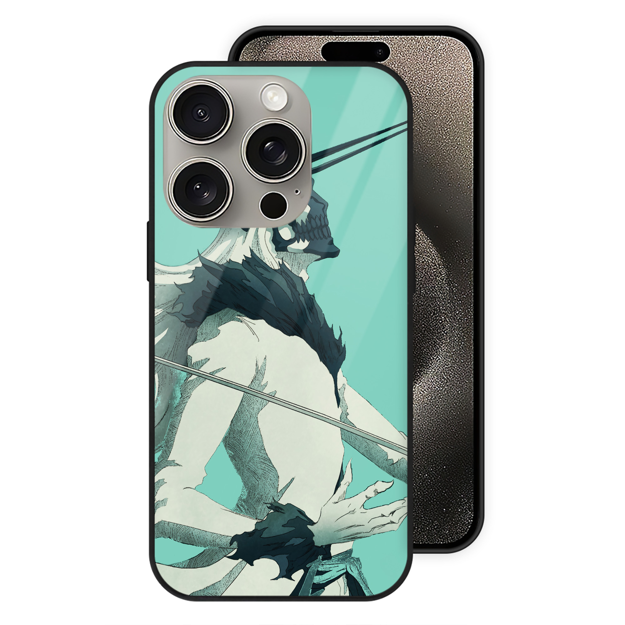 （画像用） ブリーチ BLEACH 【iPhone15Pro対応】スマホケース 耐衝撃＆黄変防止 背面ガラス