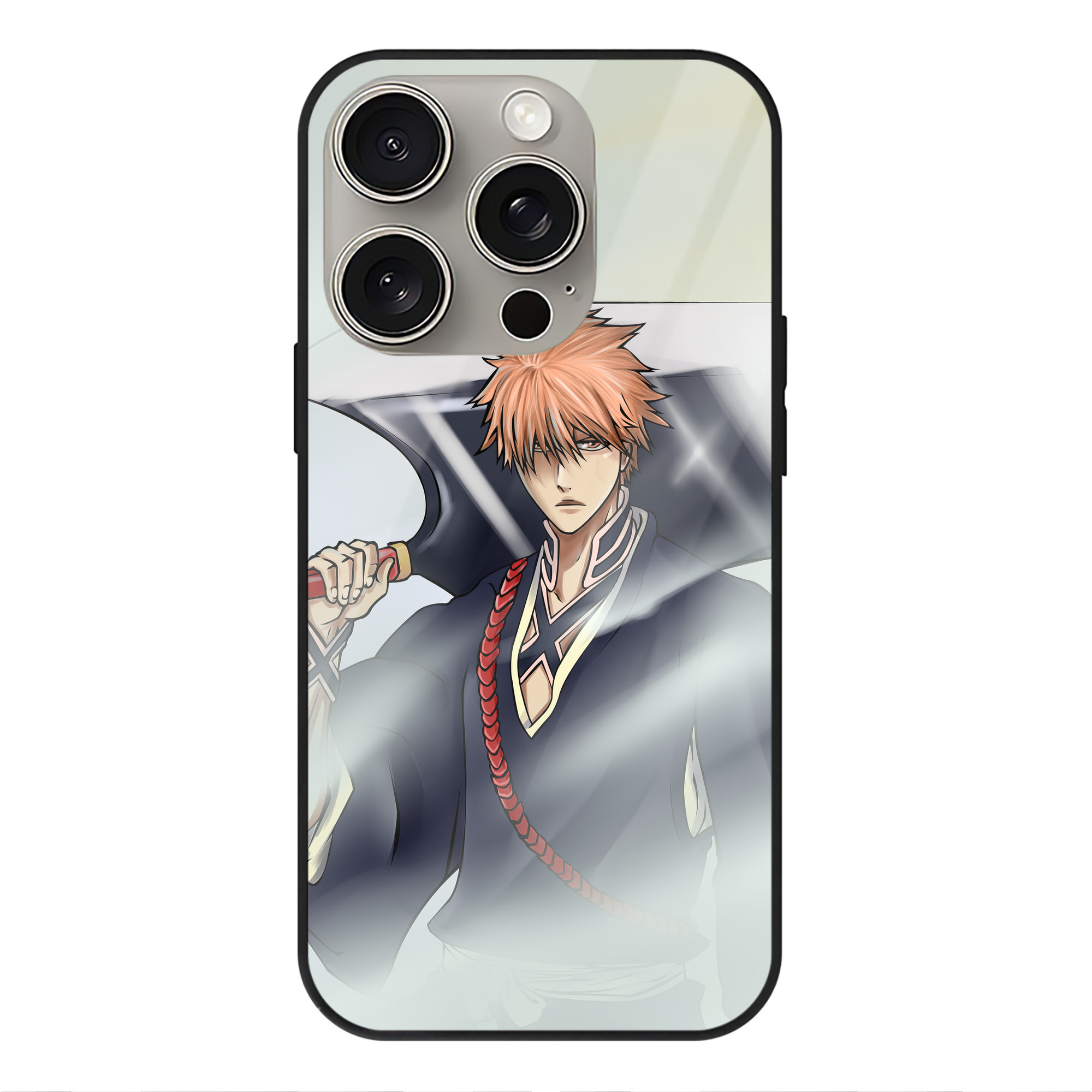 （画像用） ブリーチ BLEACH 【iPhone15Pro対応】スマホケース 耐衝撃＆黄変防止 背面ガラス