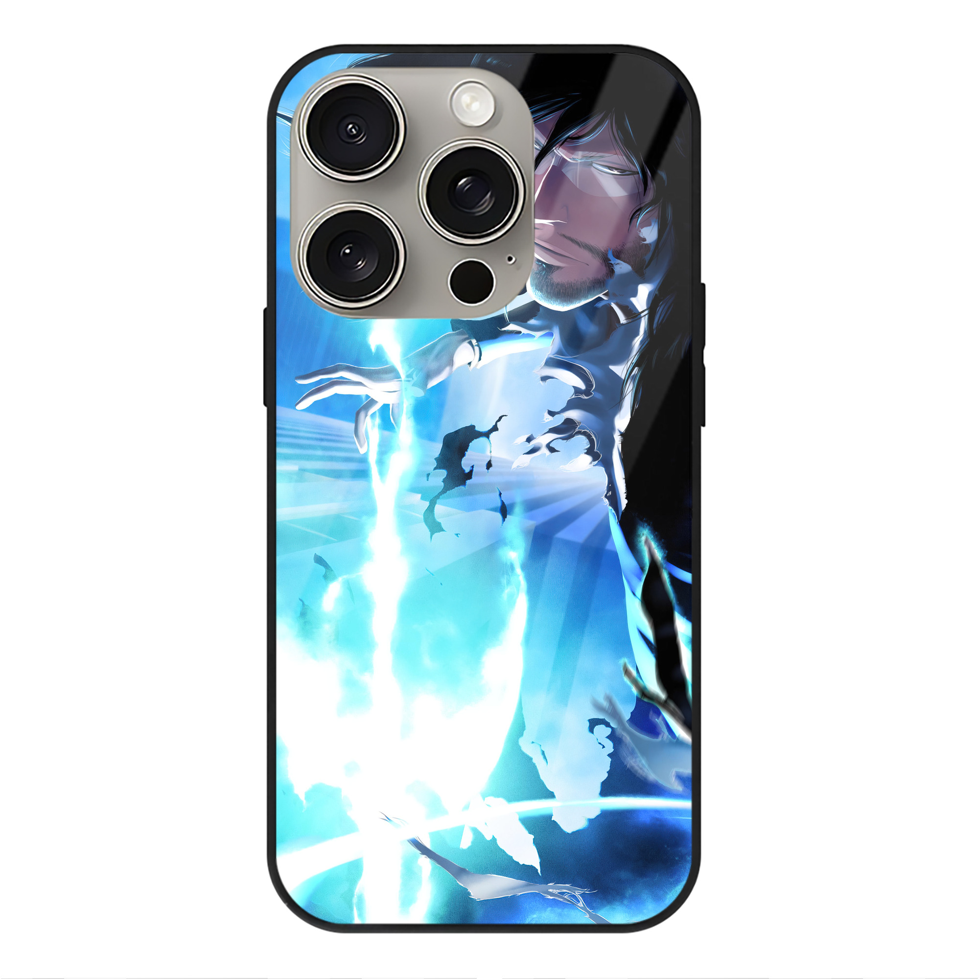 （画像用） ブリーチ BLEACH 【iPhone15Pro対応】スマホケース 耐衝撃＆黄変防止 背面ガラス