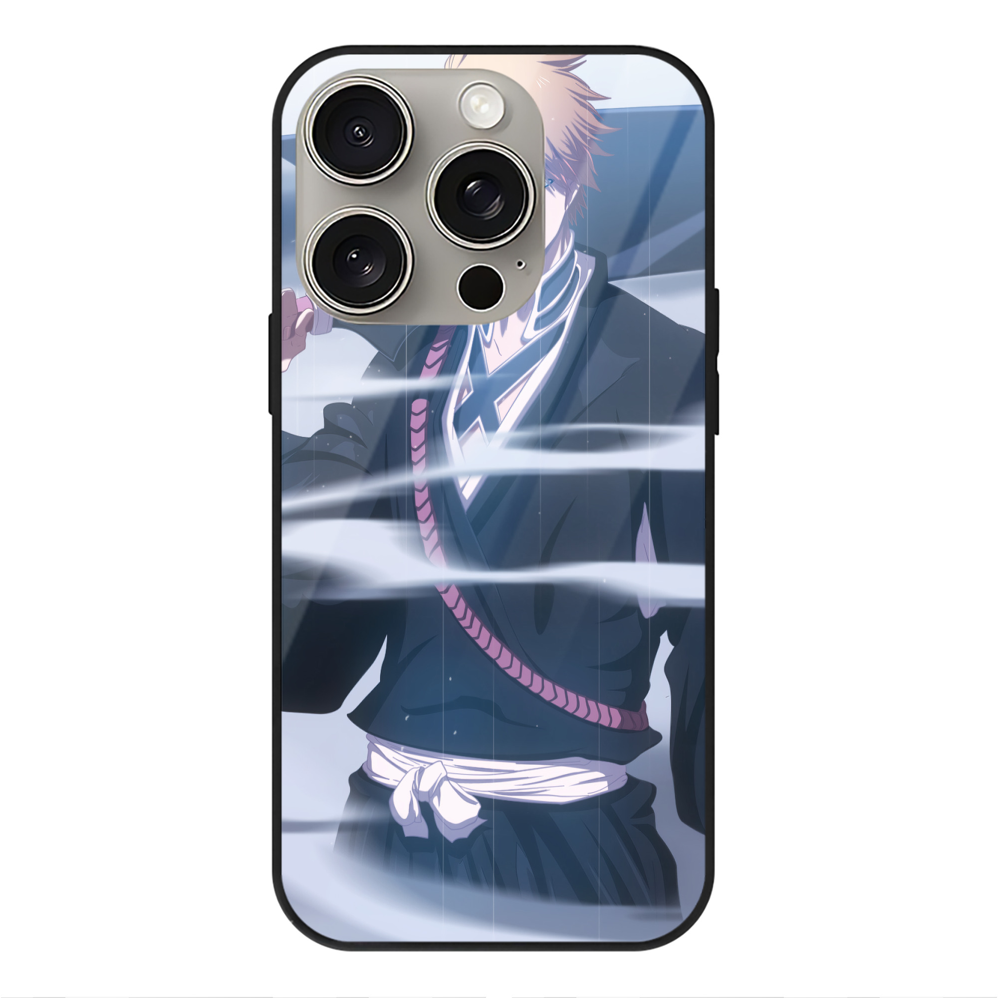 （画像用） ブリーチ BLEACH 【iPhone15Pro対応】スマホケース 耐衝撃＆黄変防止 背面ガラス