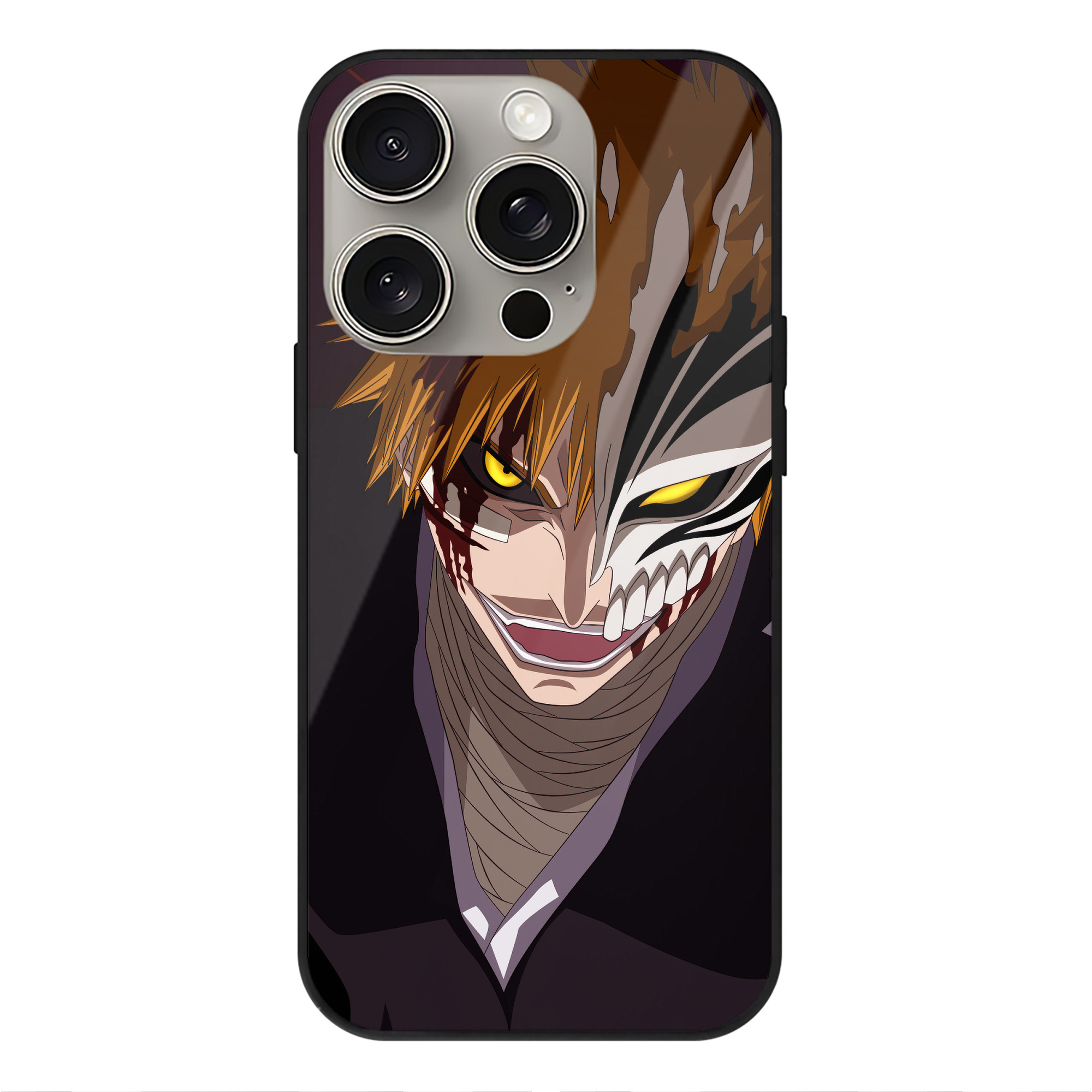 （画像用） ブリーチ BLEACH 【iPhone15Pro対応】スマホケース 耐衝撃＆黄変防止 背面ガラス