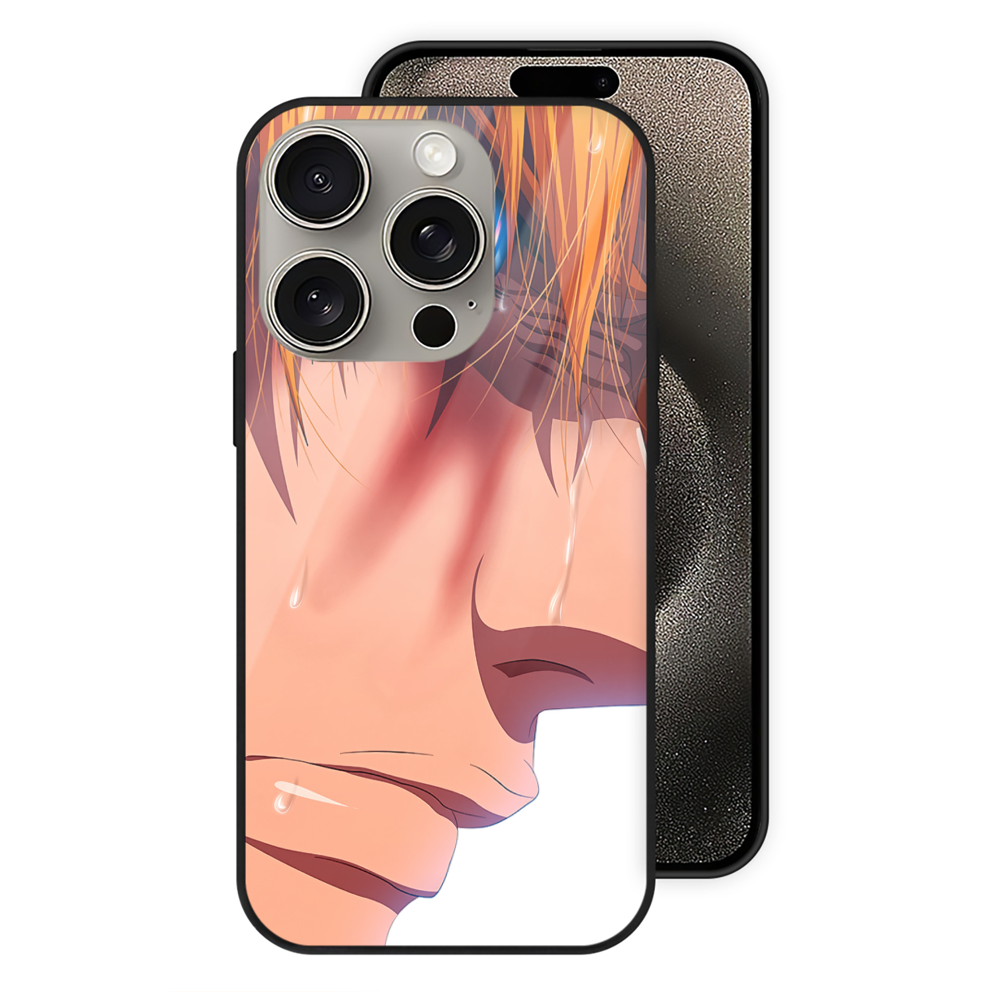 （画像用） ブリーチ BLEACH 【iPhone15Pro対応】スマホケース 耐衝撃＆黄変防止 背面ガラス