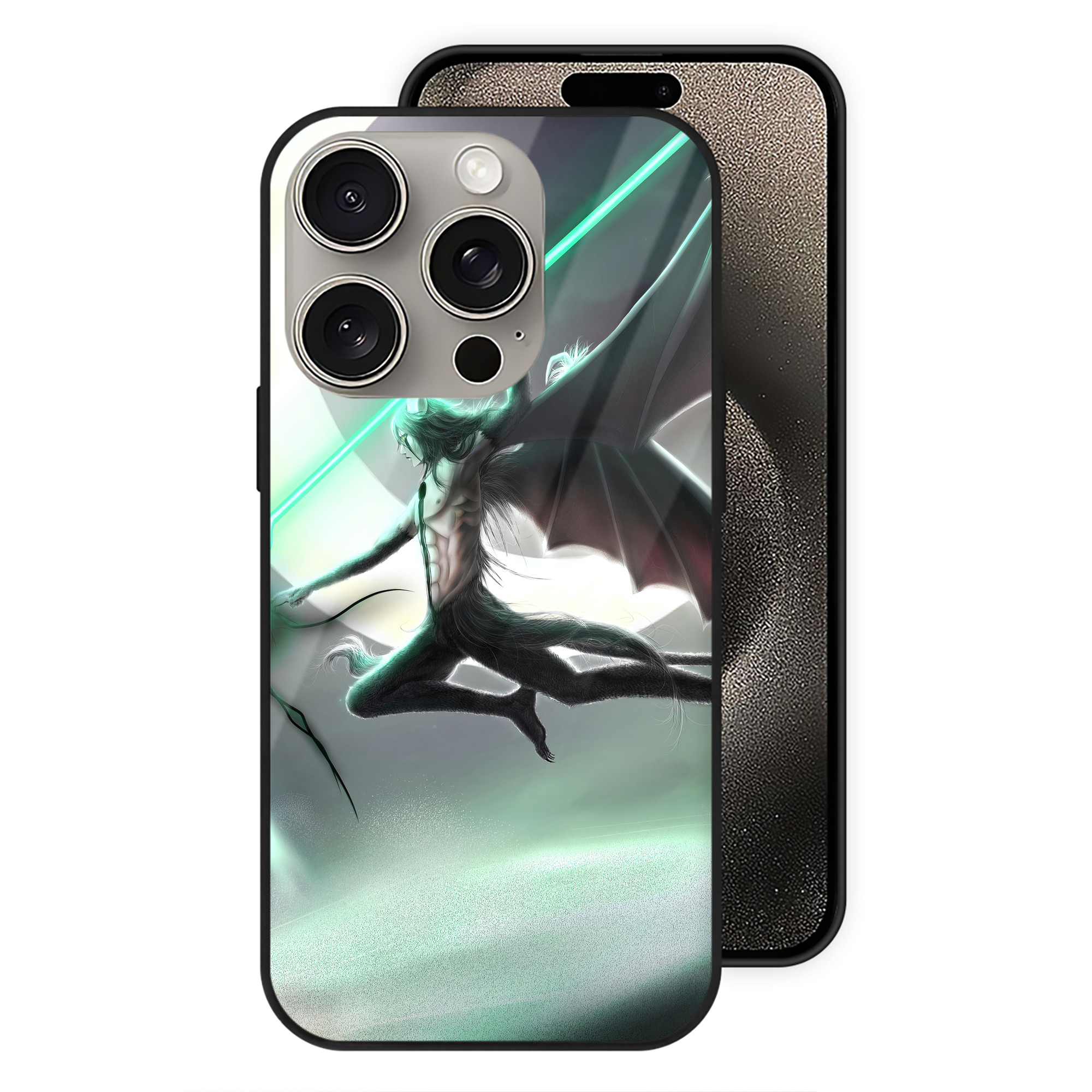 （画像用） ブリーチ BLEACH 【iPhone15Pro対応】スマホケース 耐衝撃＆黄変防止 背面ガラス