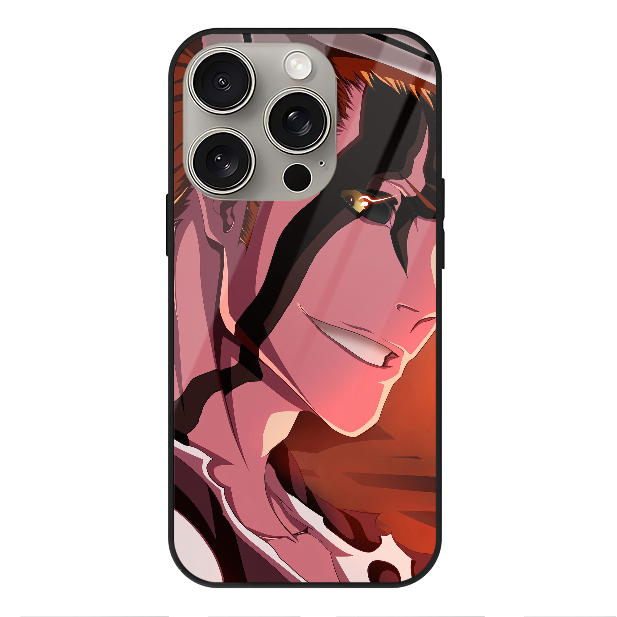 （画像用） ブリーチ BLEACH 【iPhone15Pro対応】スマホケース 耐衝撃＆黄変防止 背面ガラス