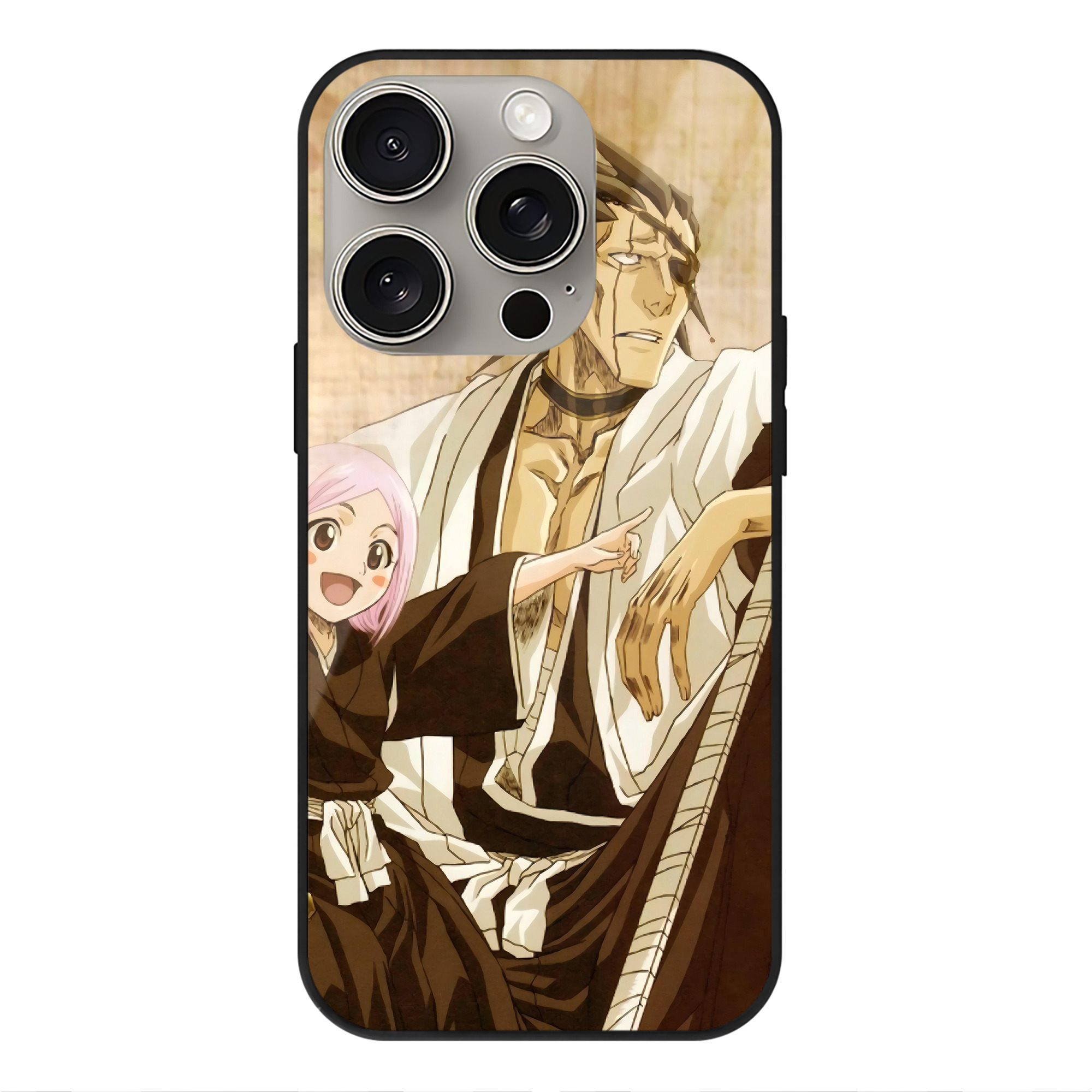 （画像用） ブリーチ BLEACH 【iPhone15Pro対応】スマホケース 耐衝撃＆黄変防止 背面ガラス