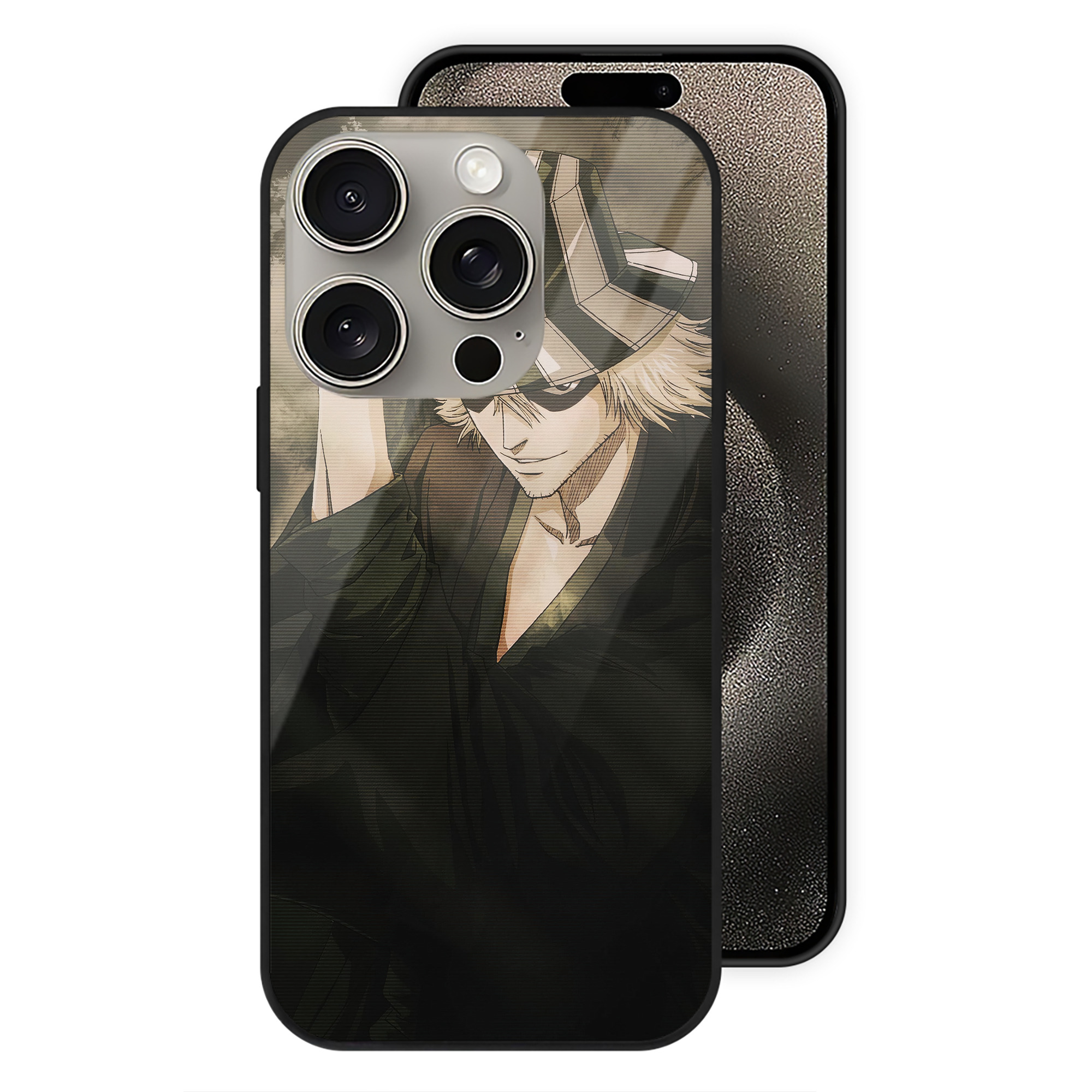（画像用） ブリーチ BLEACH 【iPhone15Pro対応】スマホケース 耐衝撃＆黄変防止 背面ガラス