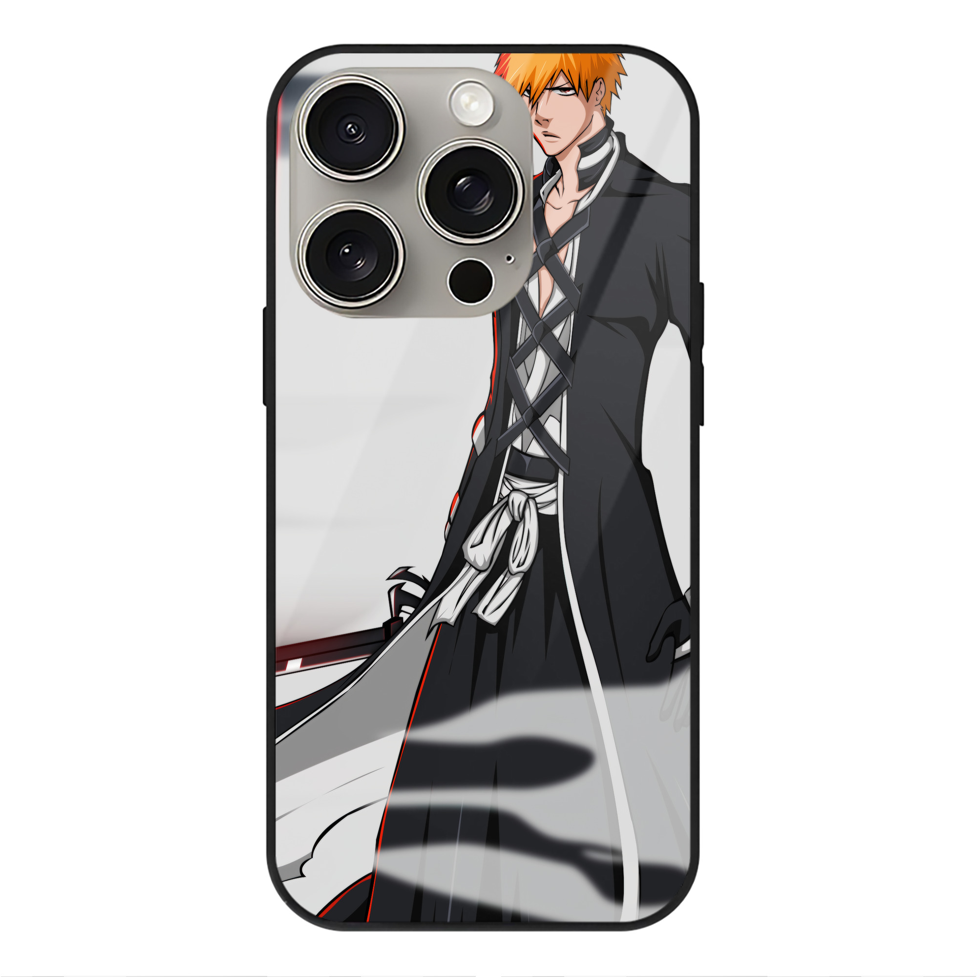 （画像用） ブリーチ BLEACH 【iPhone15Pro対応】スマホケース 耐衝撃＆黄変防止 背面ガラス