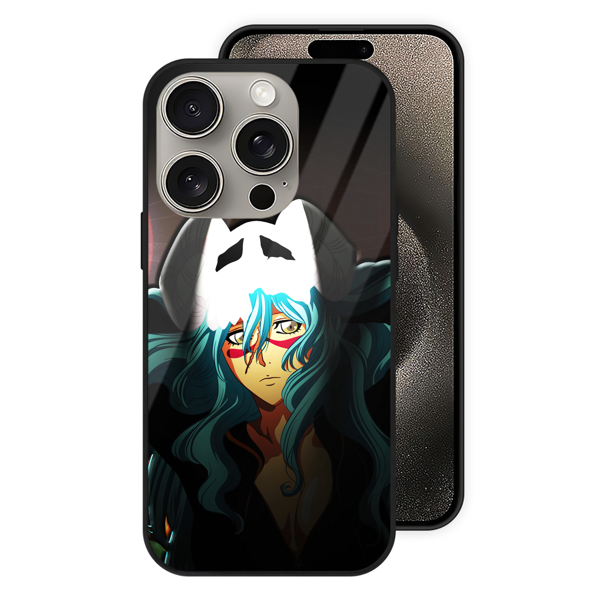 （画像用） ブリーチ BLEACH 【iPhone15Pro対応】スマホケース 耐衝撃＆黄変防止 背面ガラス