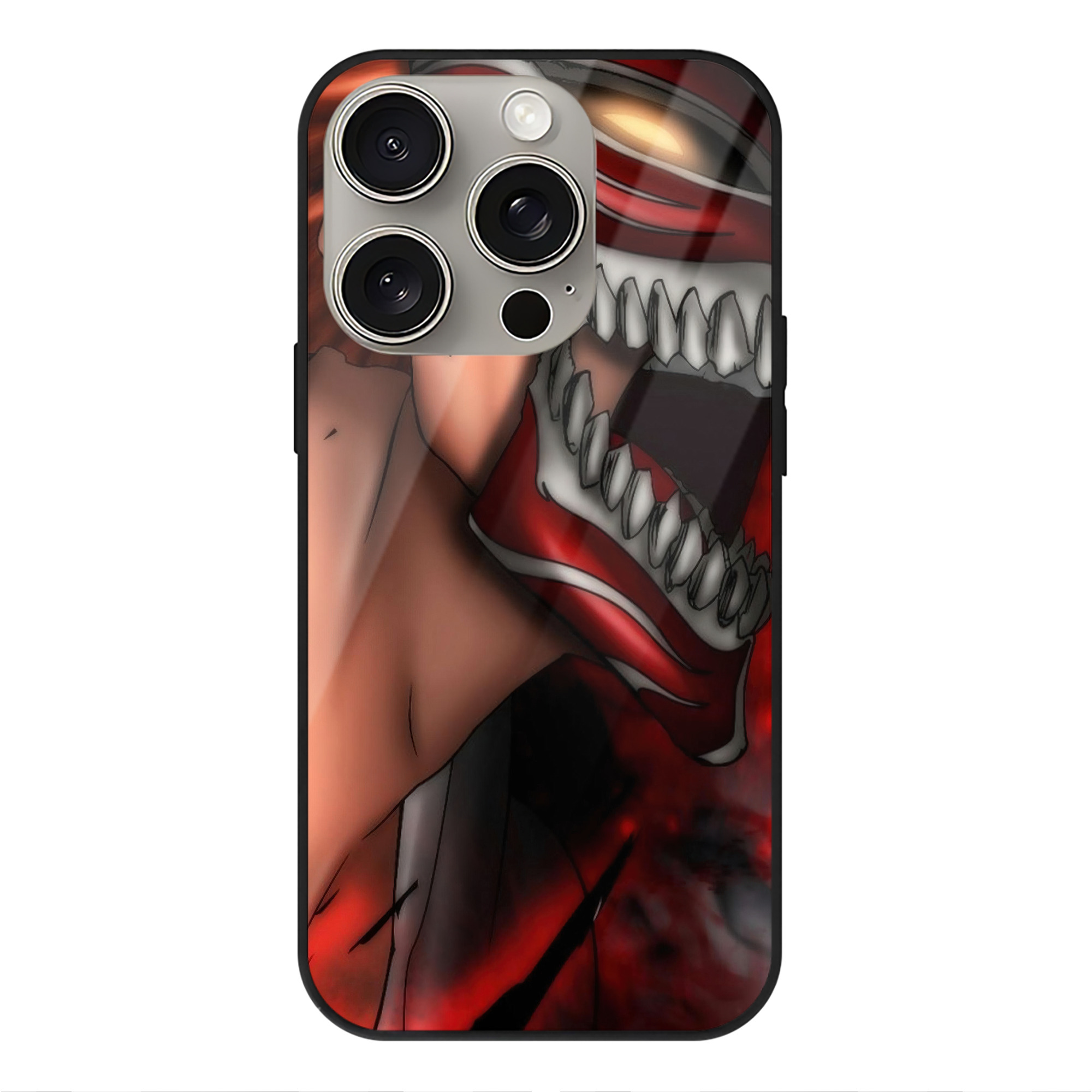 （画像用） ブリーチ BLEACH 【iPhone15Pro対応】スマホケース 耐衝撃＆黄変防止 背面ガラス