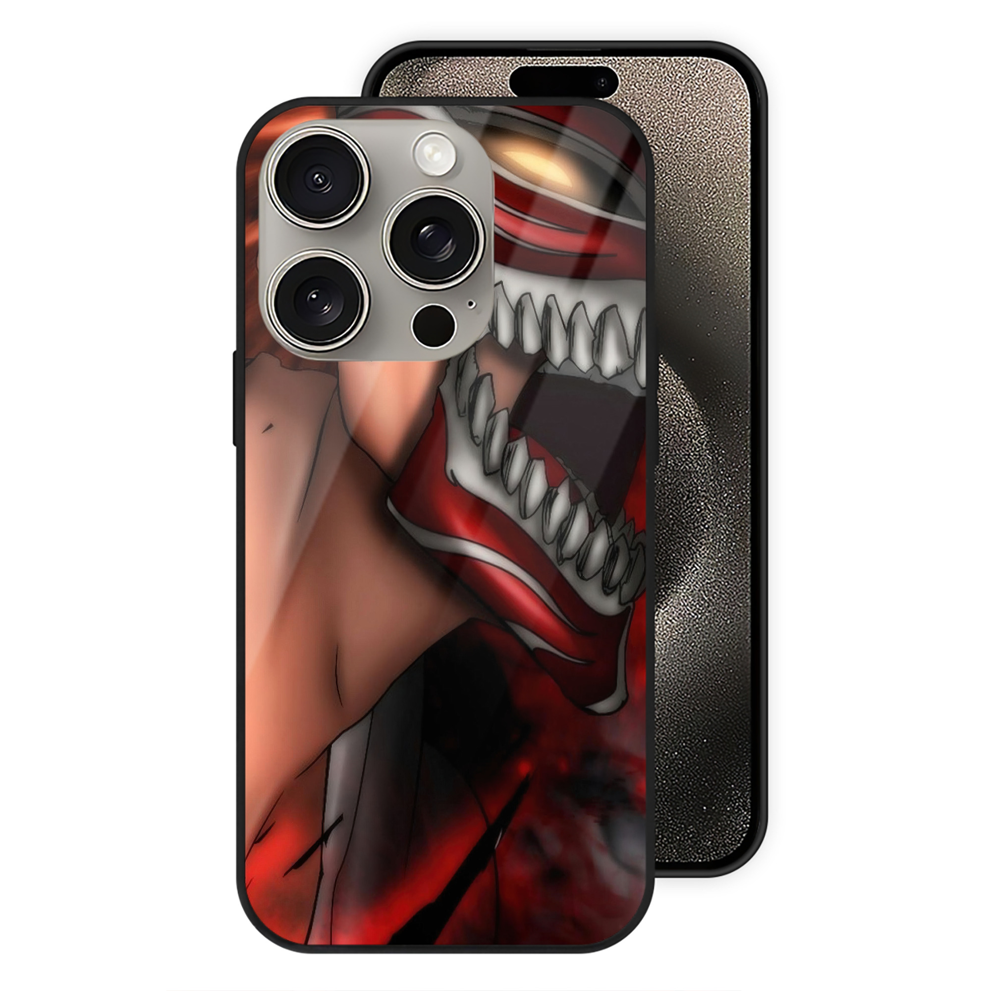 （画像用） ブリーチ BLEACH 【iPhone15Pro対応】スマホケース 耐衝撃＆黄変防止 背面ガラス