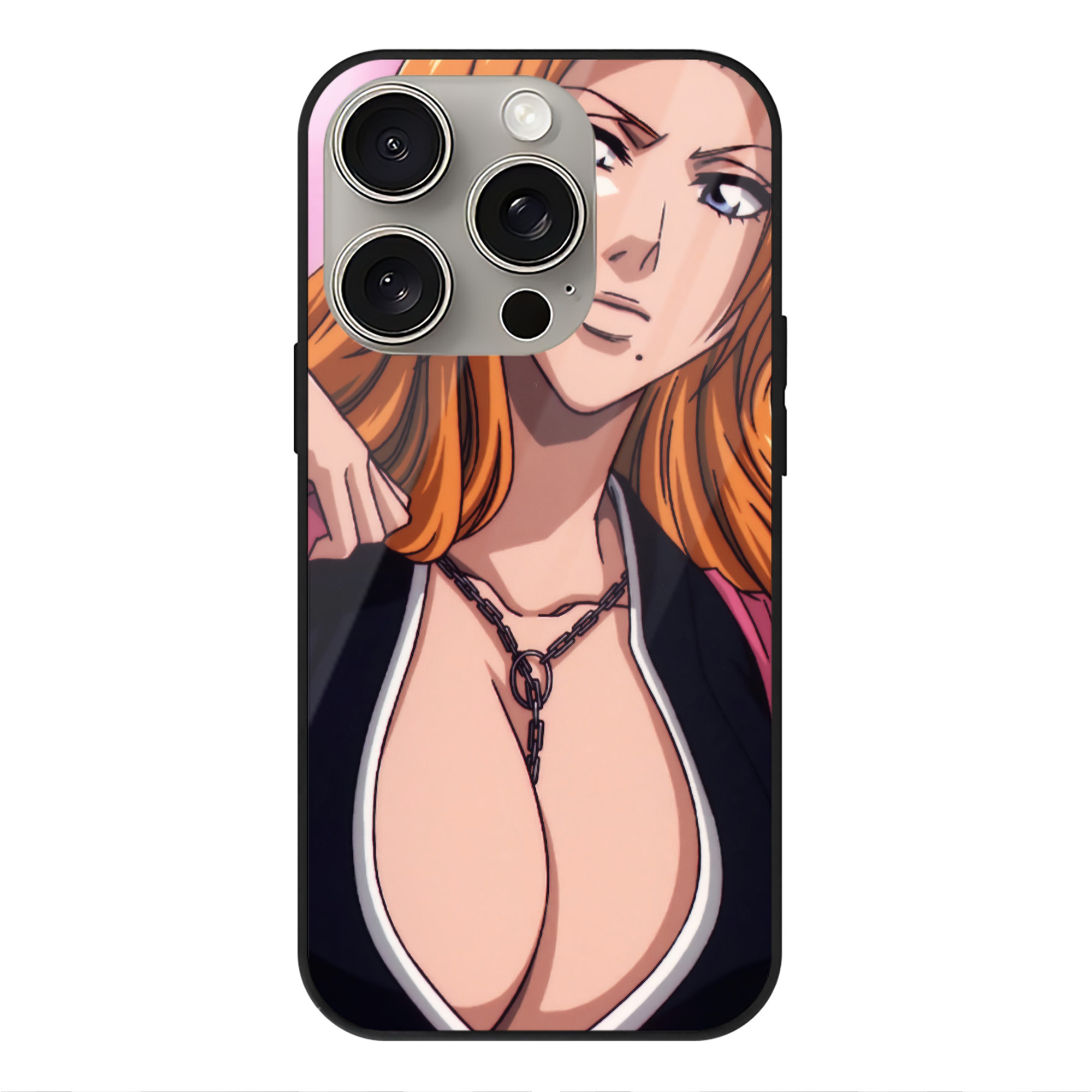 （画像用） ブリーチ BLEACH 【iPhone15Pro対応】スマホケース 耐衝撃＆黄変防止 背面ガラス