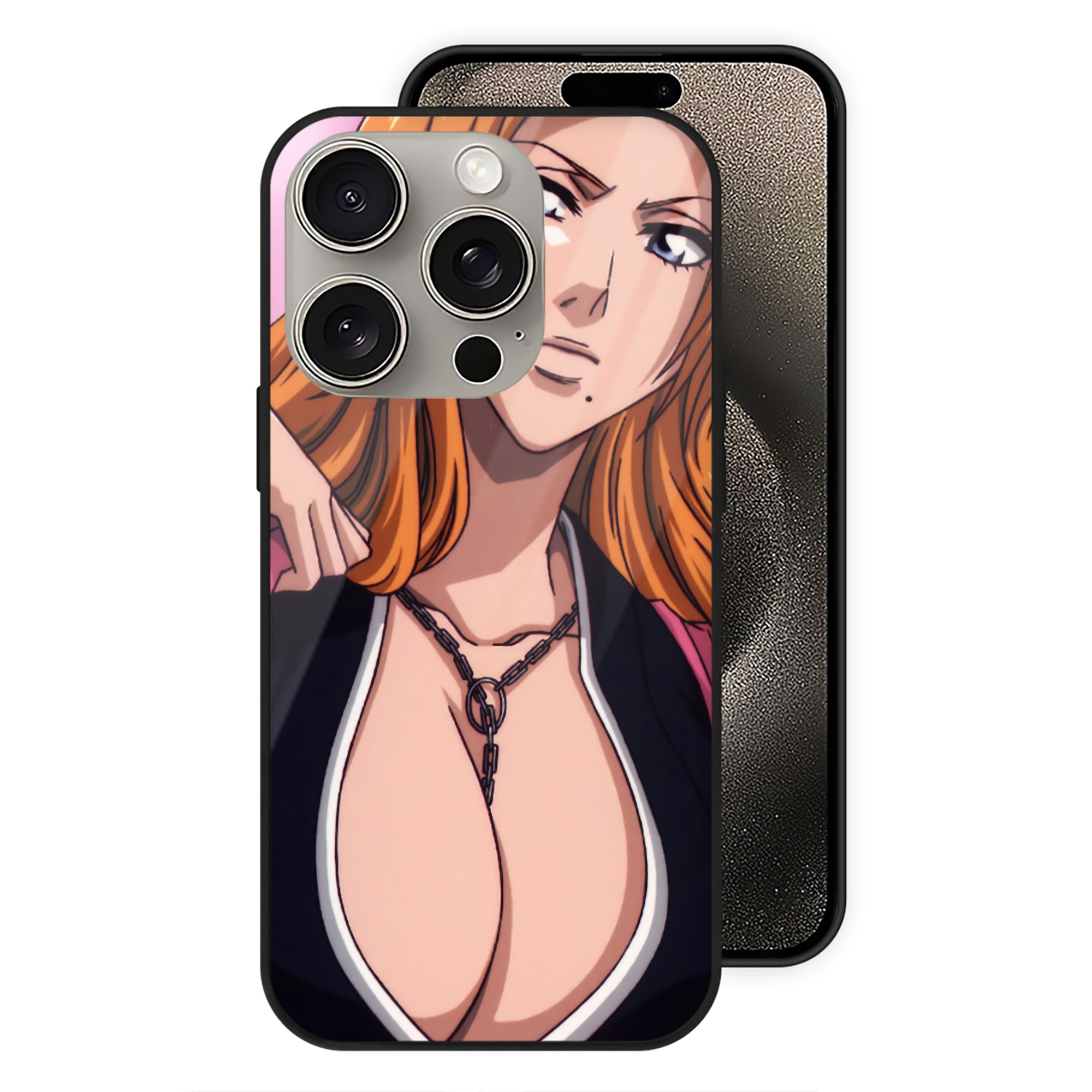 （画像用） ブリーチ BLEACH 【iPhone15Pro対応】スマホケース 耐衝撃＆黄変防止 背面ガラス